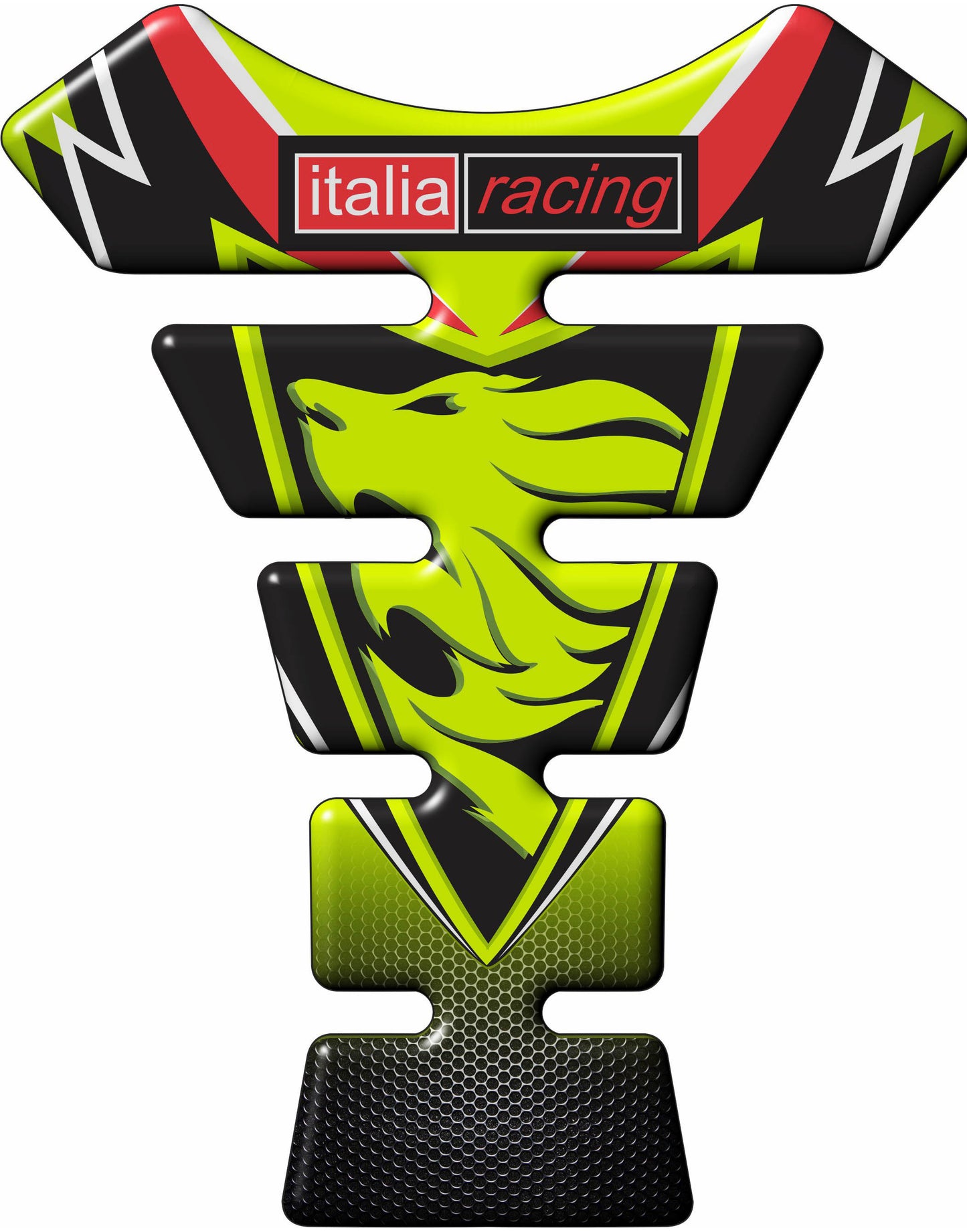 Aprilia RSV 1000, RS250, RSV4, RSV4R, FALCO etc Italia Racing Green Universal Fit Motor Bike Tank Pad / Protector