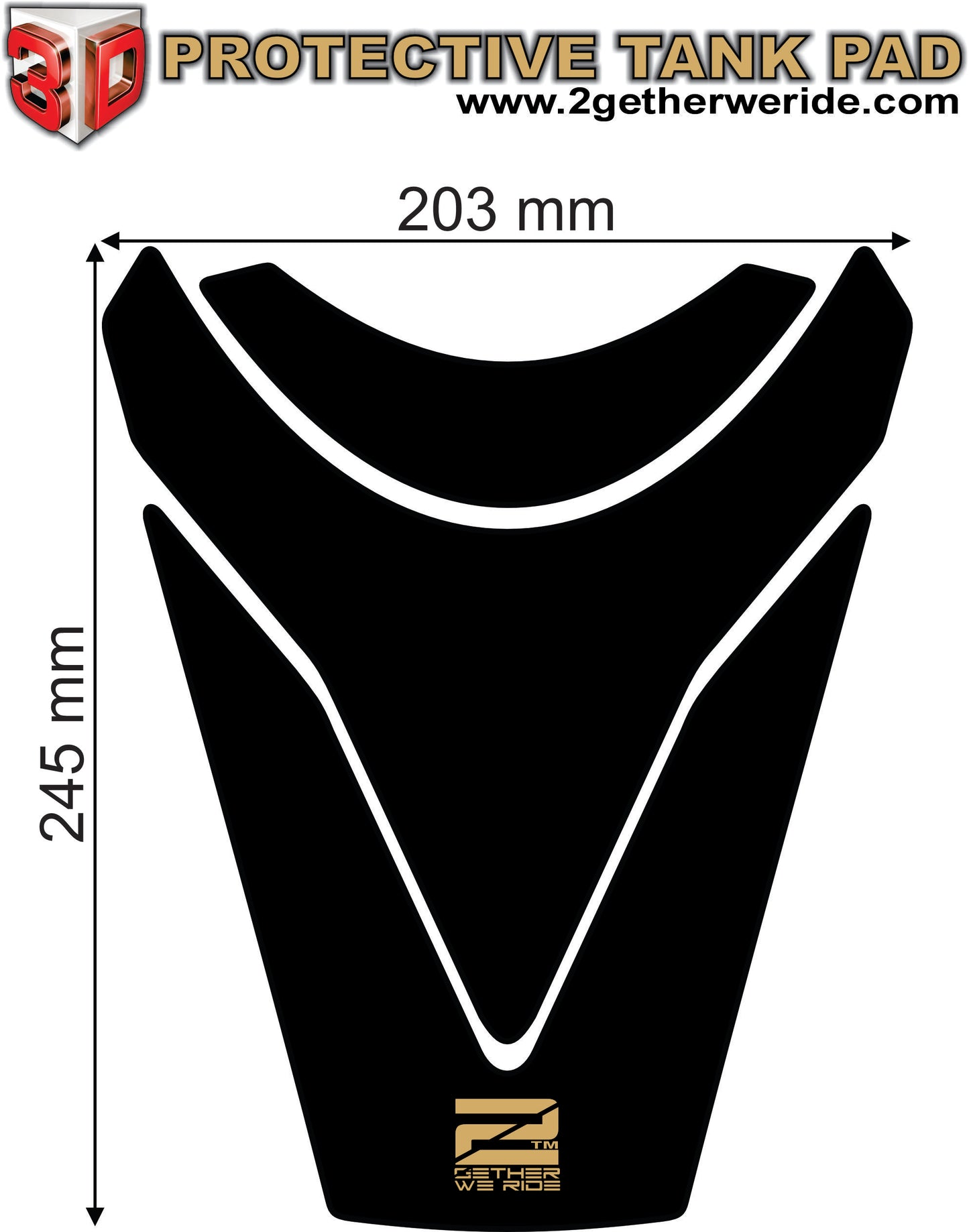 Aprilia Tuona RSV4 Tank Pad. Red with Italian Colours, Tank Pad Protector. 2009 - 2014