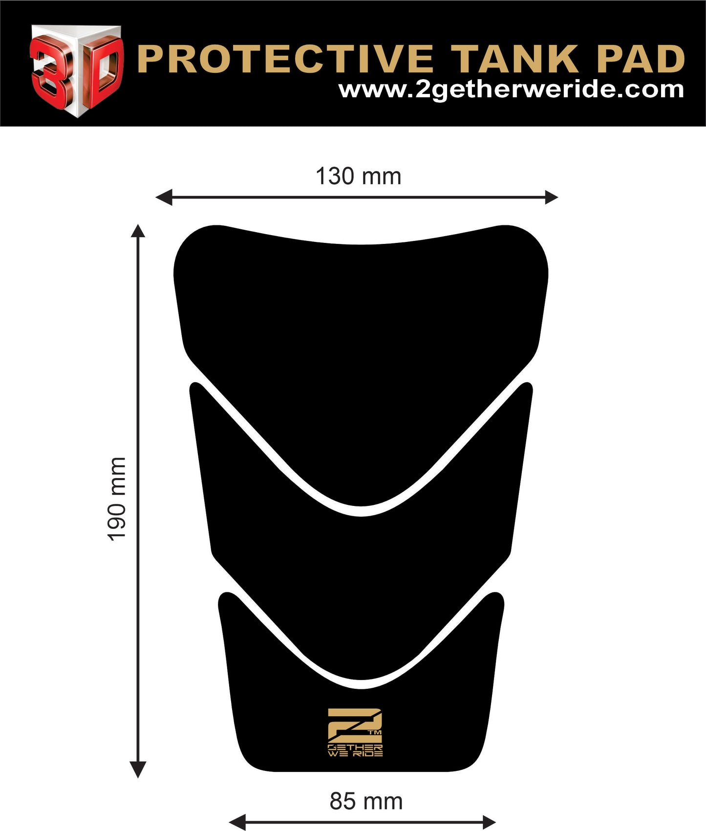BMW K 1600 GT Tank Pad | BMW Motor Cycle Tank Protector