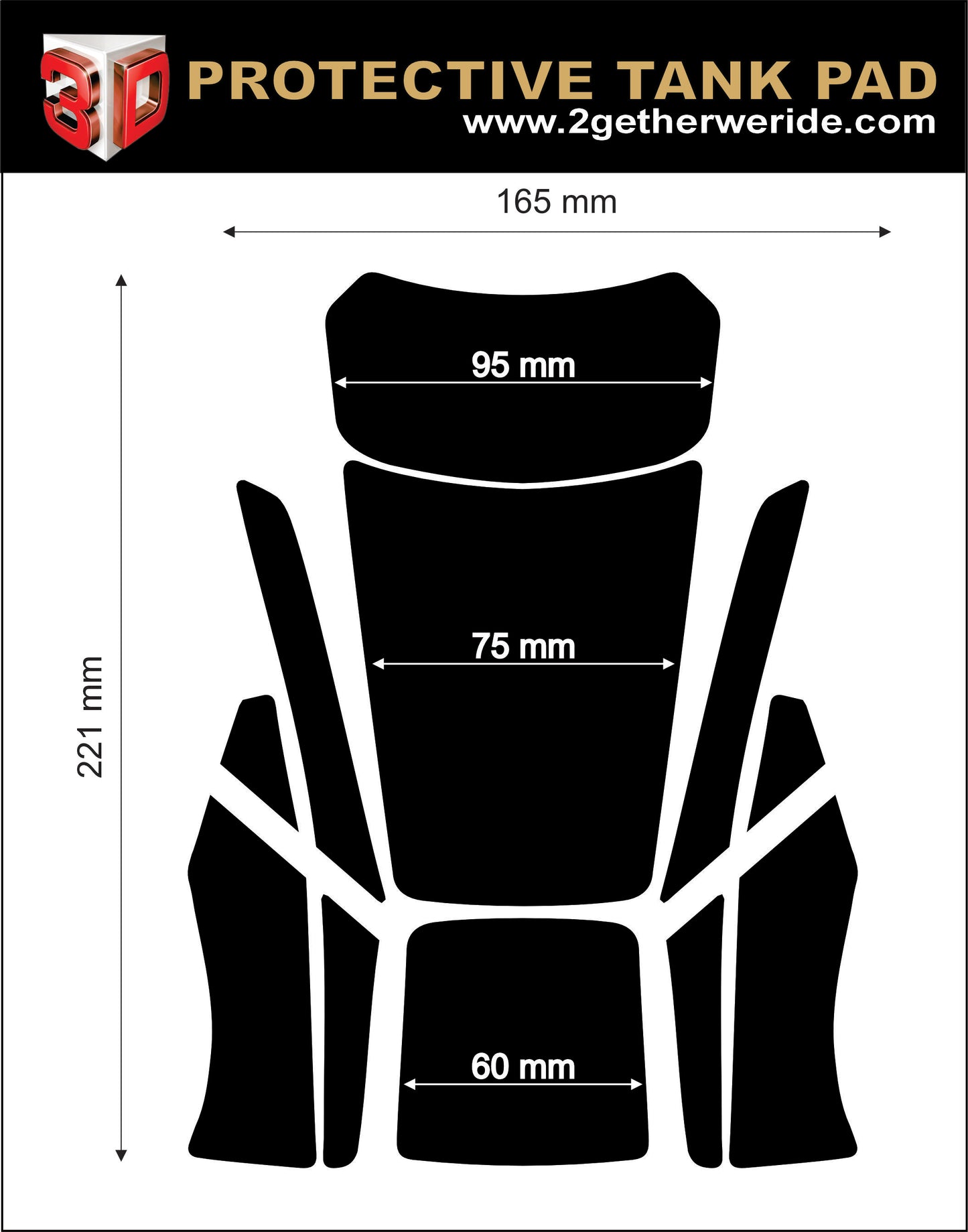 BMW R 1250 RS Tank Pads | BMW Motor Cycle Tank Protector