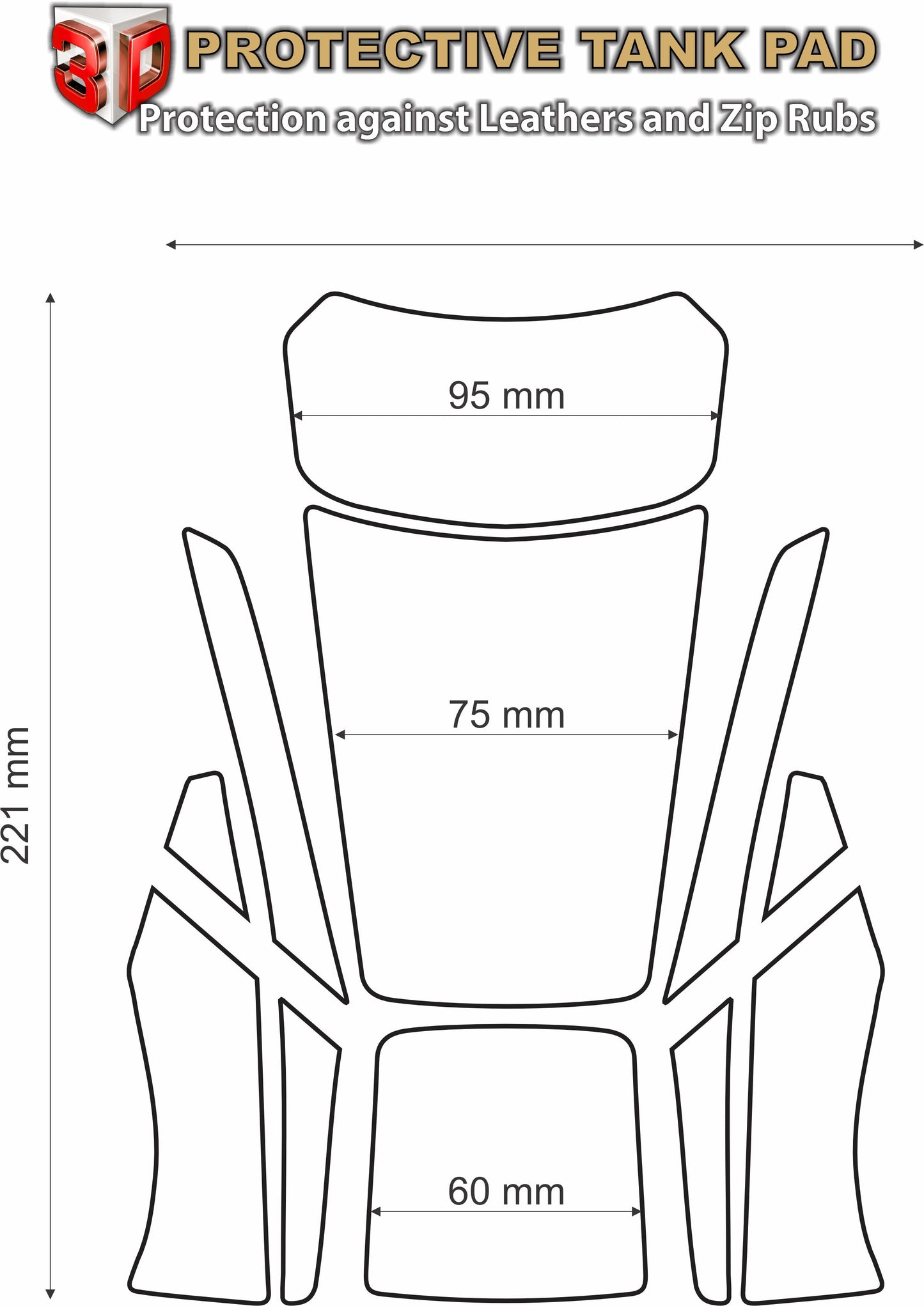 BMW R 1250 RS Blue Motor Bike Tank Pad / Protector 2023 - 2024