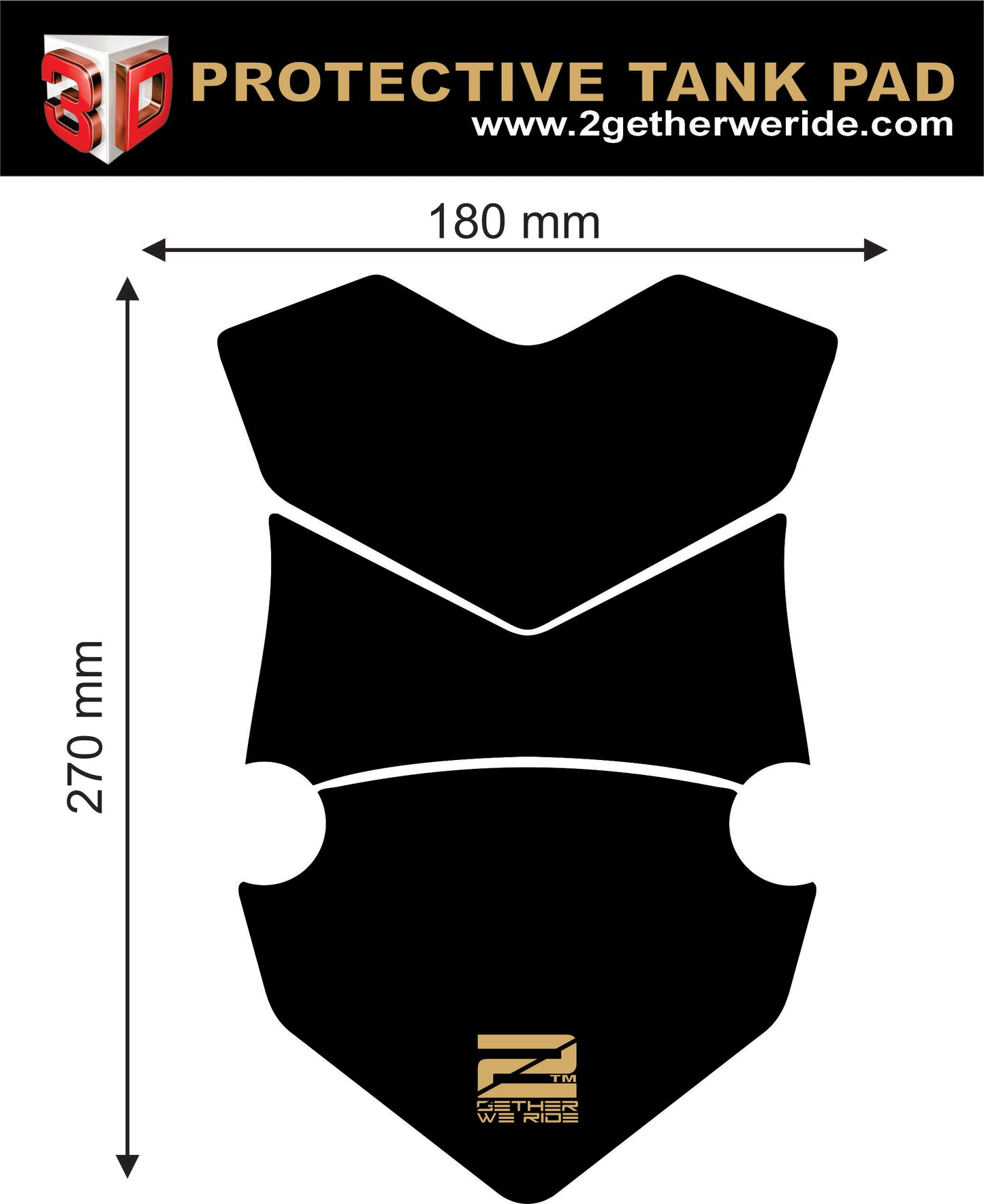 BMW F 650 GS Tank Pad | BMW Motor Cycle Tank Protector