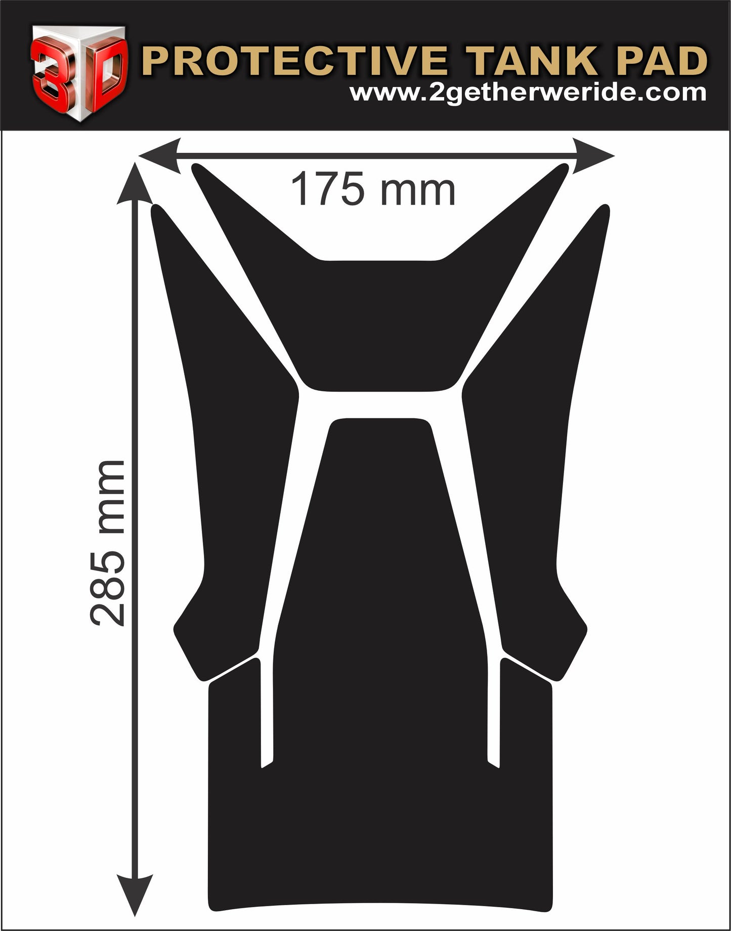 BMW S 1000 XR Tank Pad | BMW Motor Bike Tank Protector