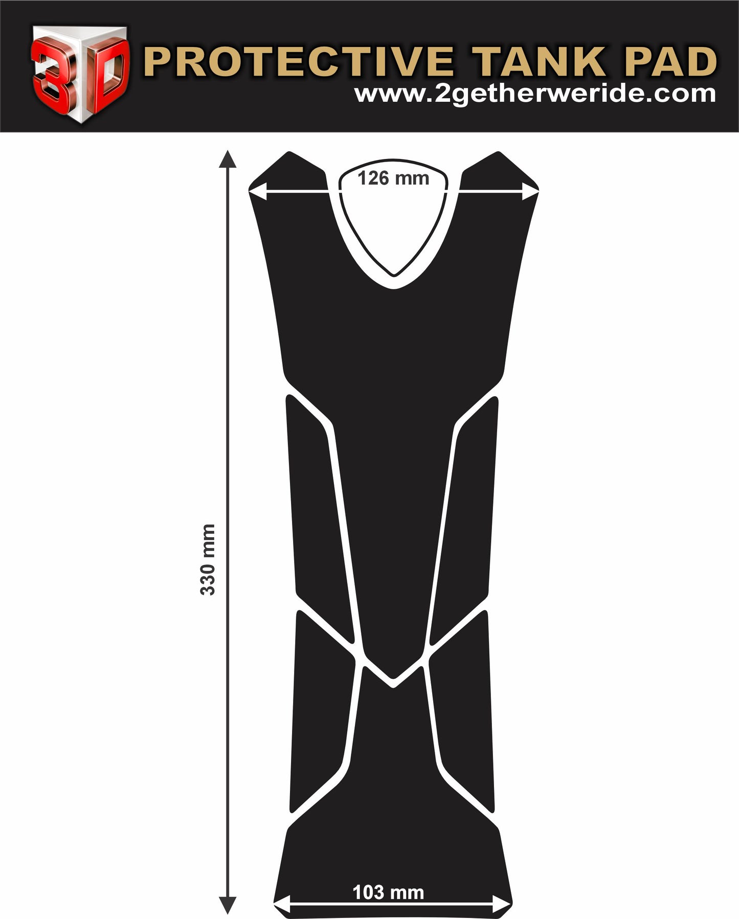 Ducati Panigale V4 Tank Pad | Ducati Motor Bike Tank Protector