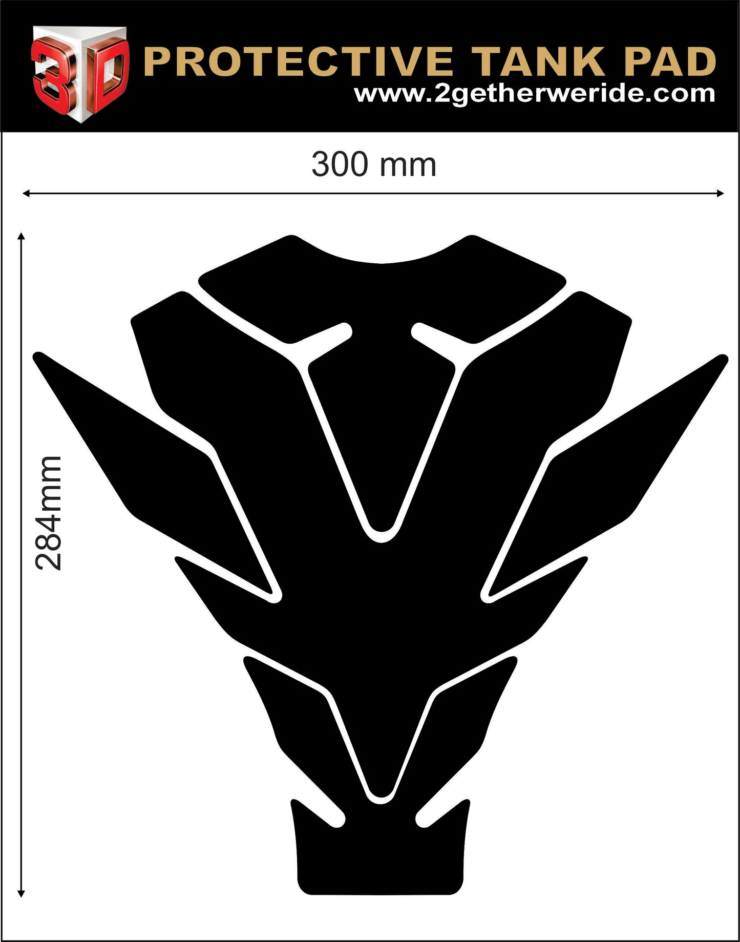 Kawasaki ZX 14R Tank Pad | Kawasaki Motorcycle Tank Protector