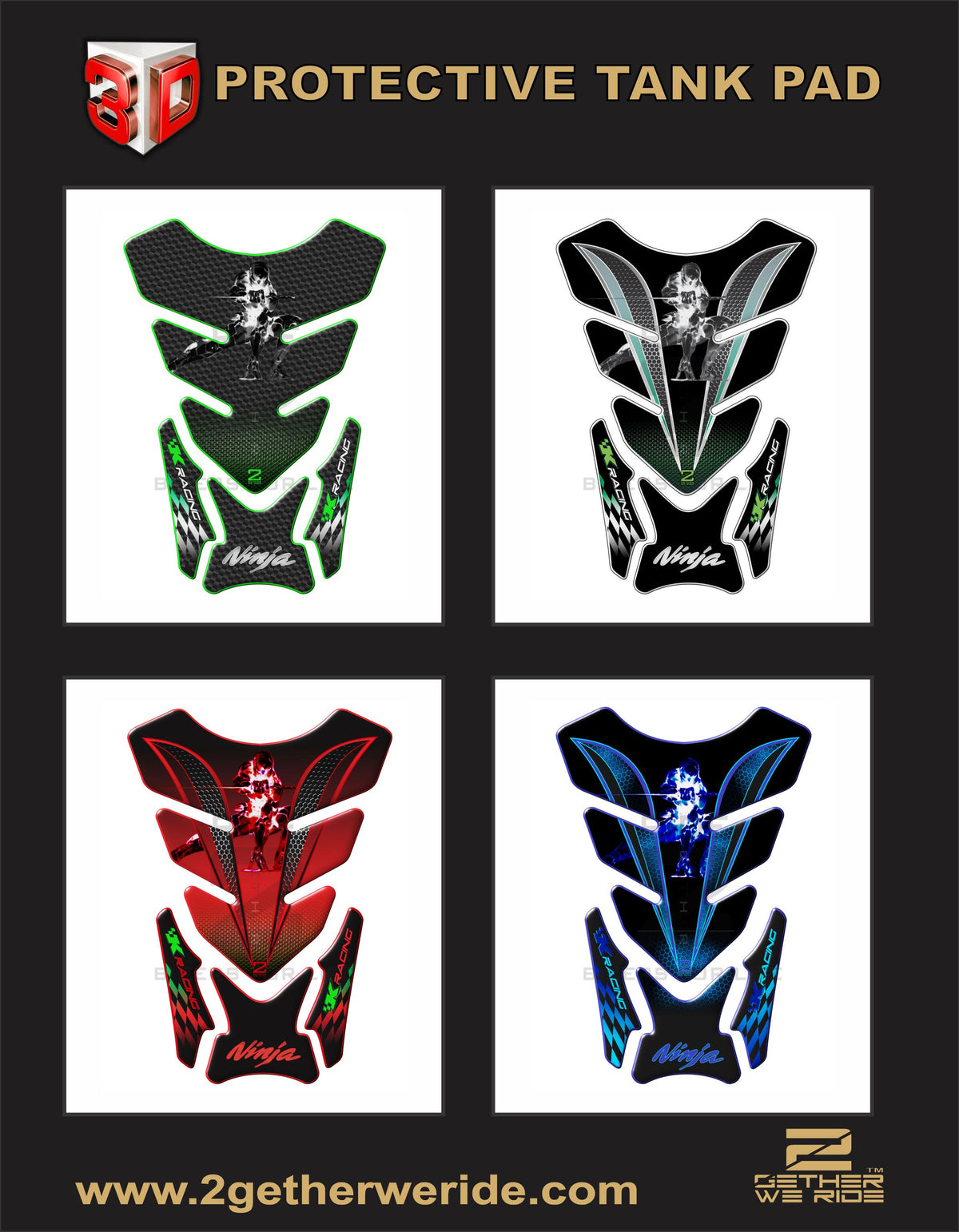 Kawasaki Ninja Tank Pad Protector