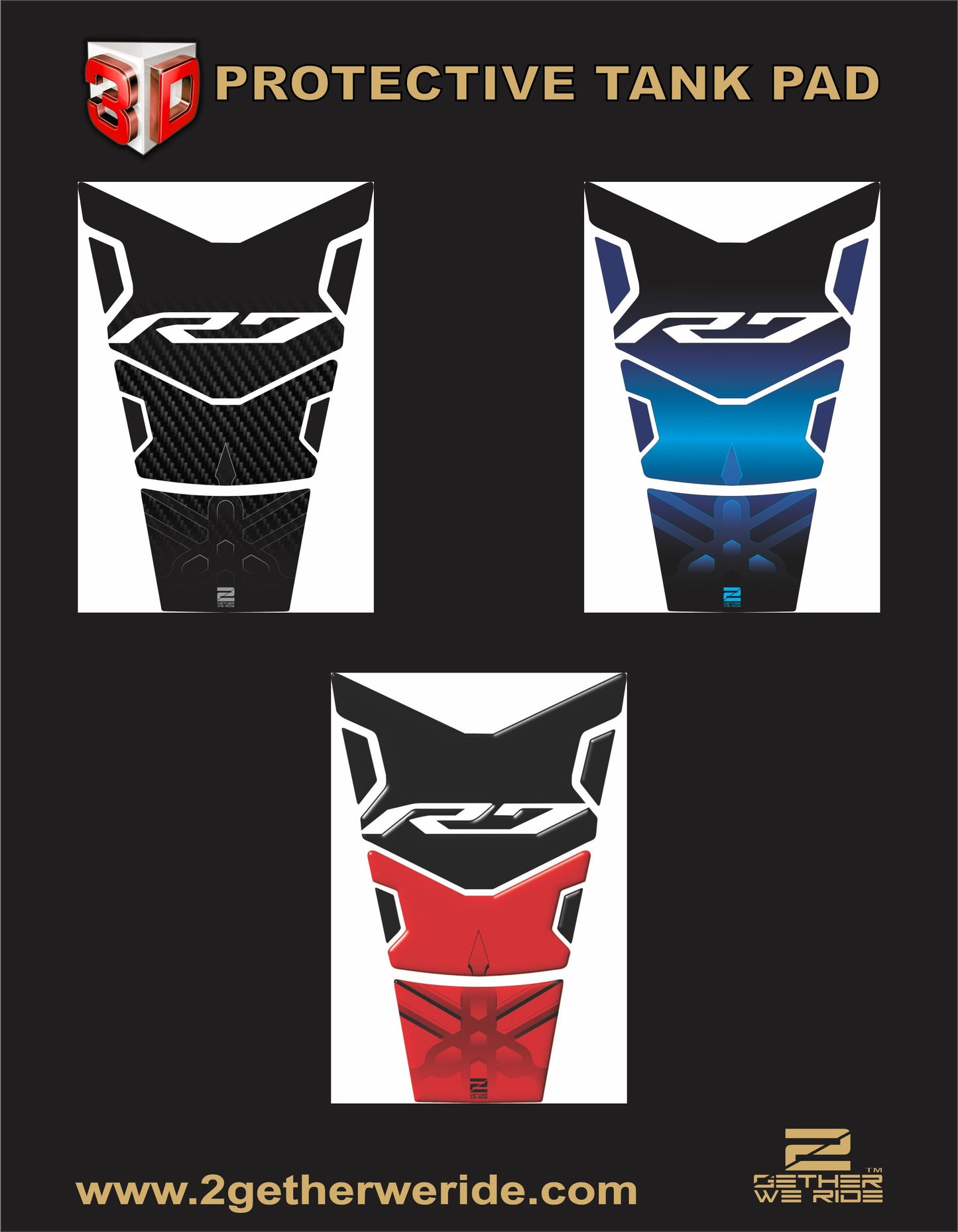 Yamaha R7 Tank Pad | Yamaha Motorcycle Tank Protector.