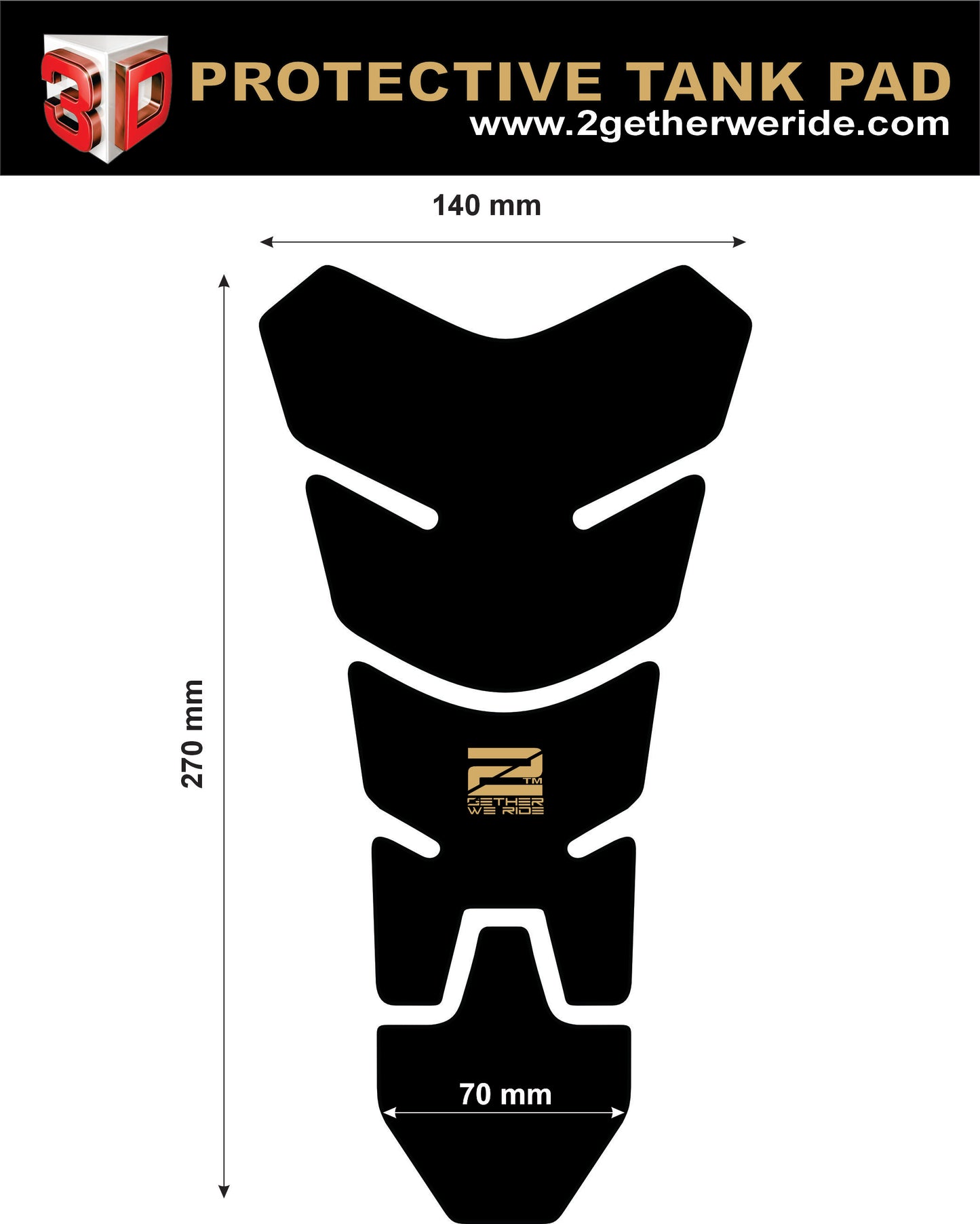 BMW K 1600 GTL Tank Pad Protector | Rider Deal