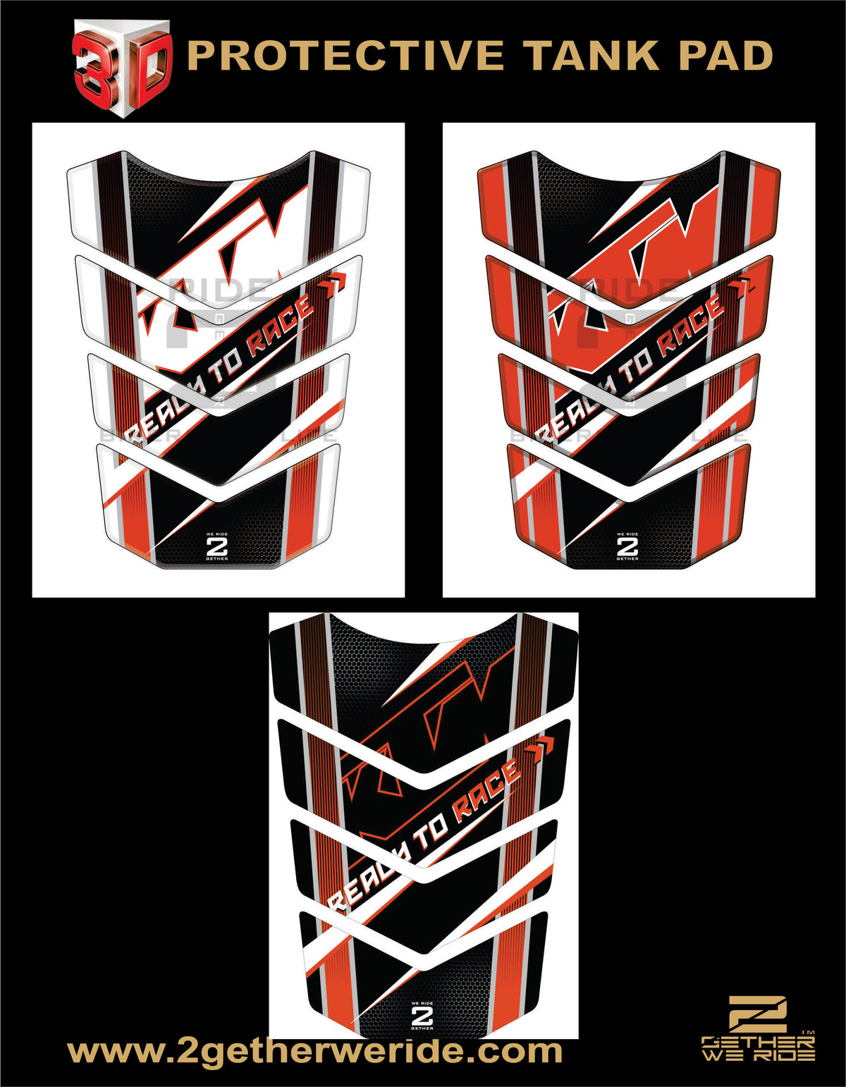 KTM Tank Pad | KTM Motorcycle Tank Protector