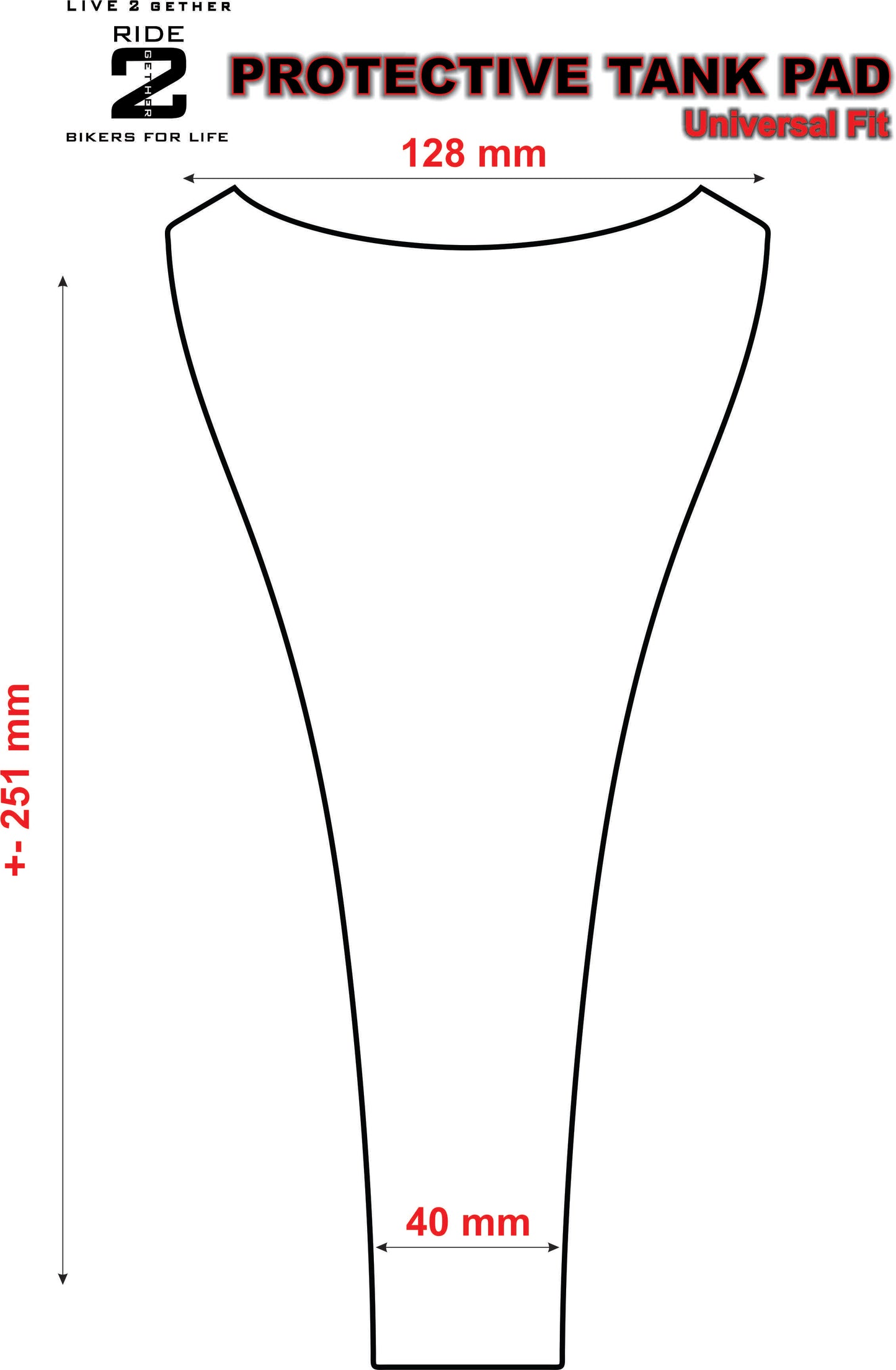 BMW K 1300 S Standard Bike Tank Pad