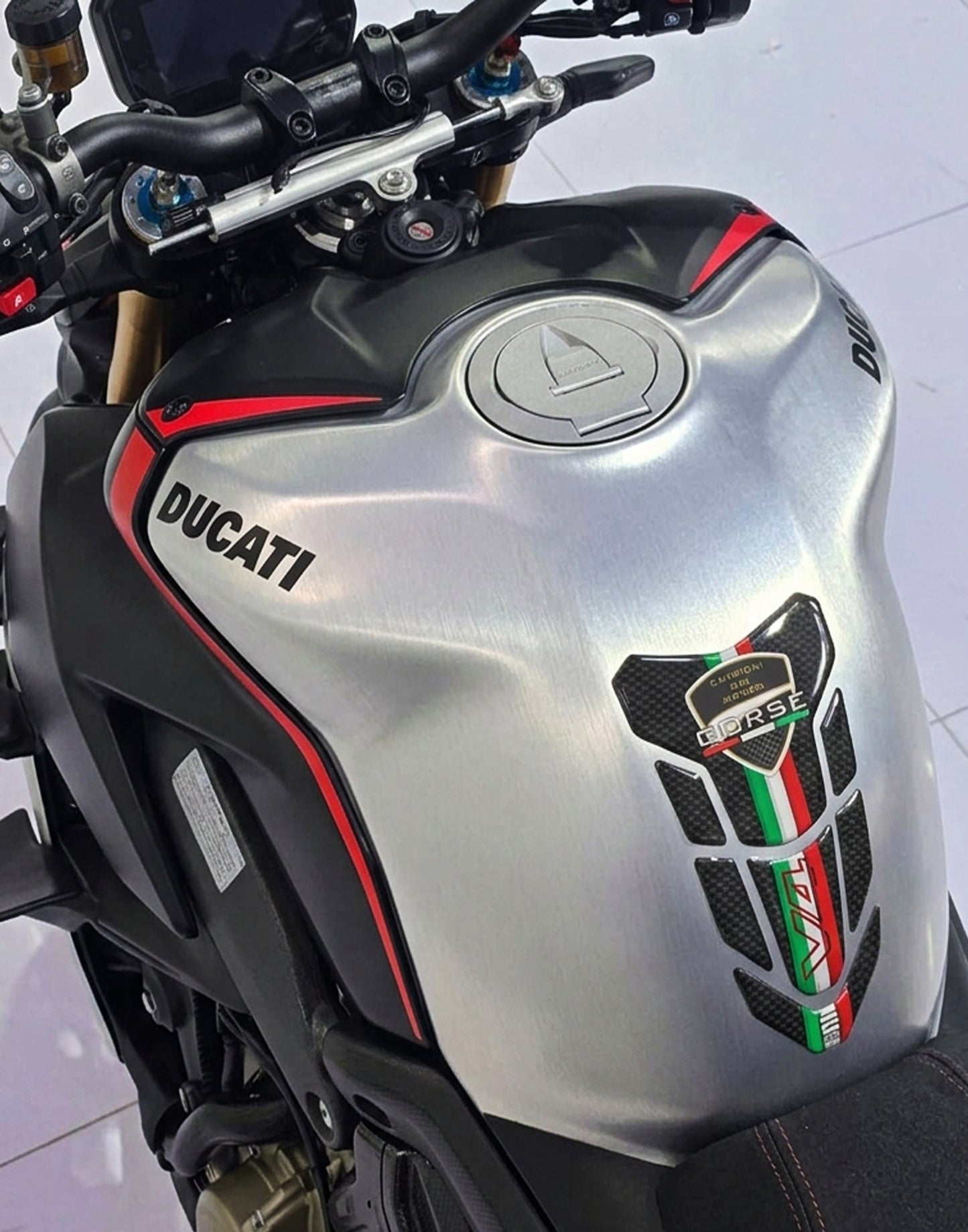Ducati V4 Tank Pad | Ducati Motor Bike Tank Protector