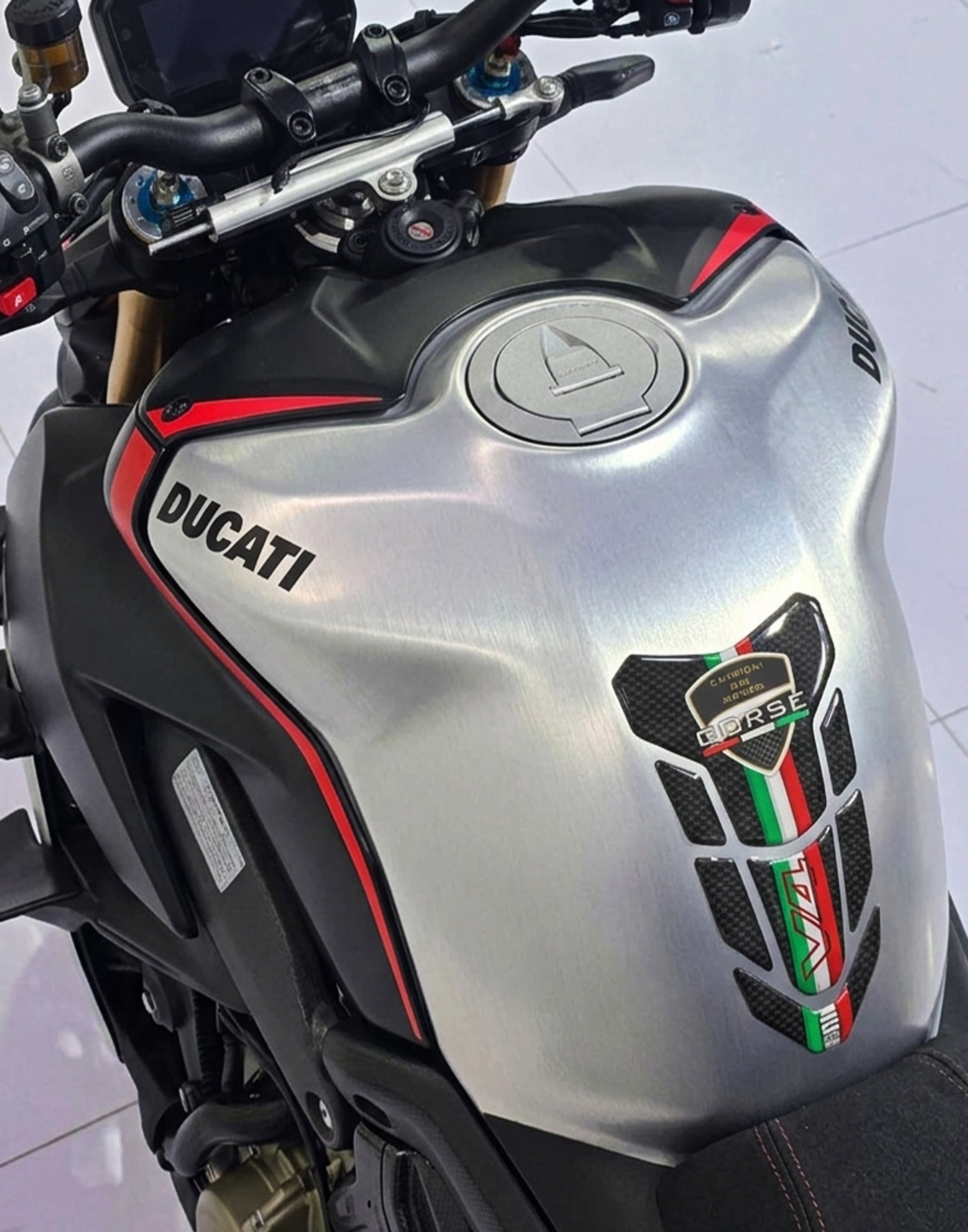 Ducati V4 Tank Pad | Ducati Motor Bike Tank Protector