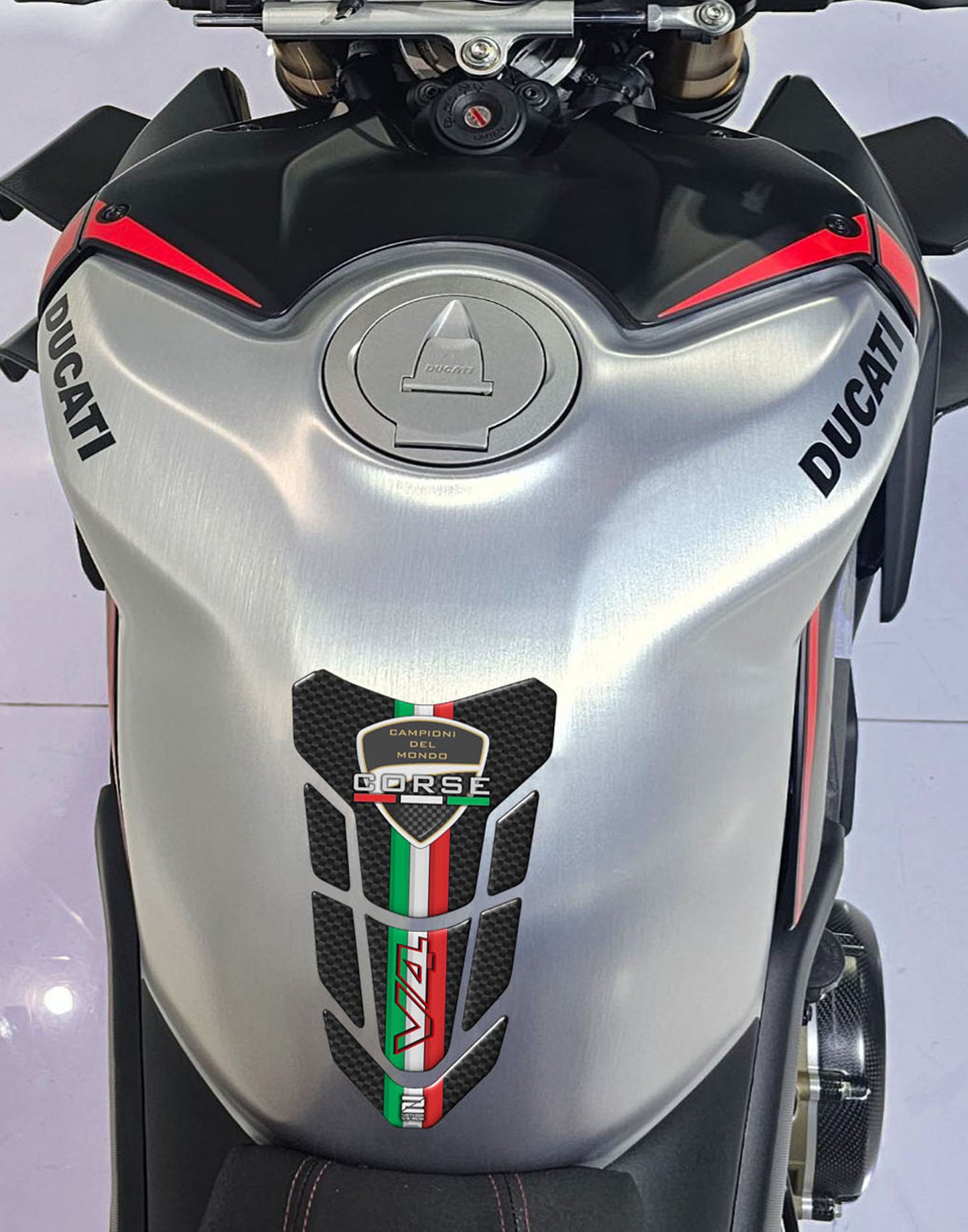 Ducati V4 Tank Pad | Ducati Motor Bike Tank Protector