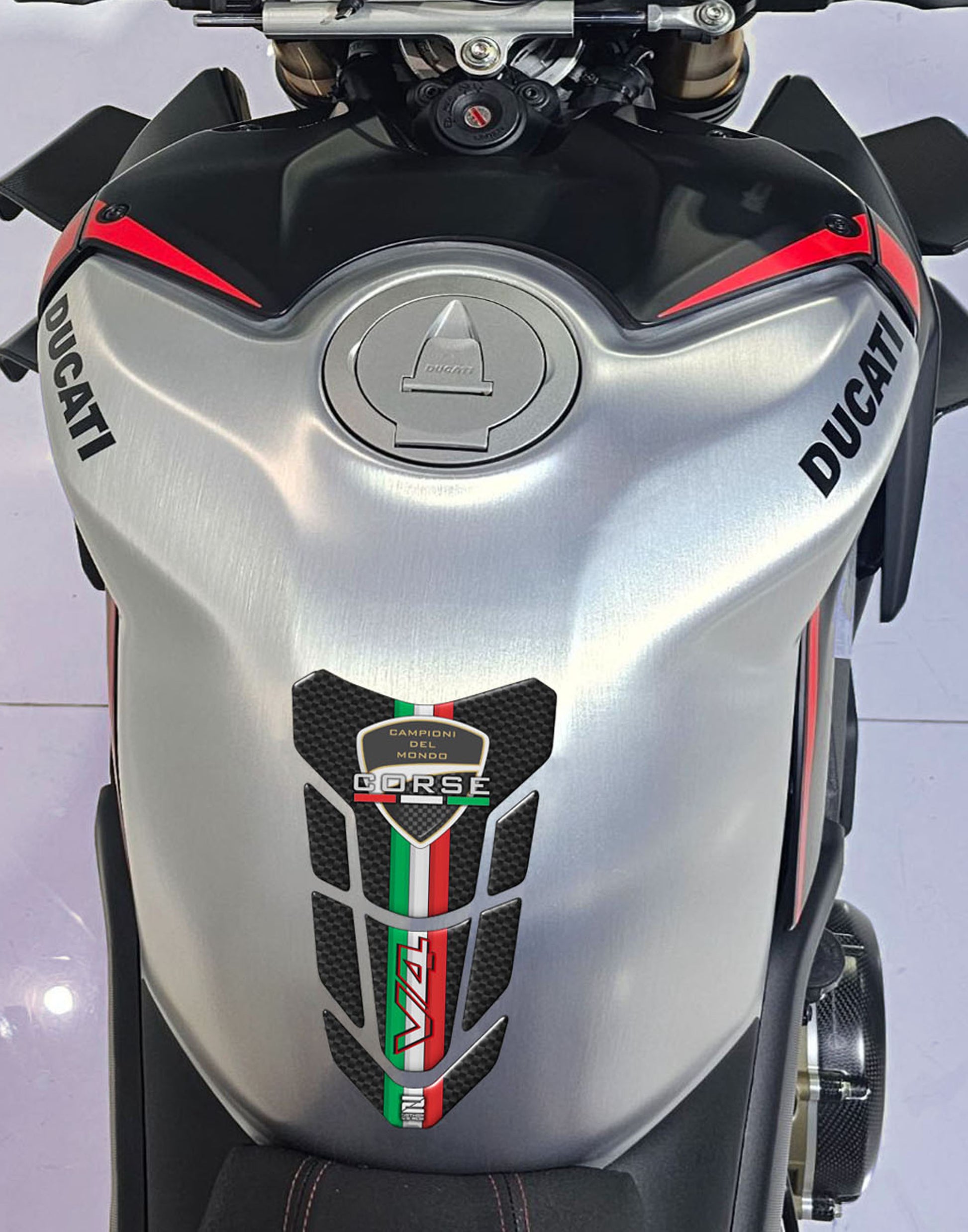 Ducati V4 Tank Pad | Ducati Motor Bike Tank Protector