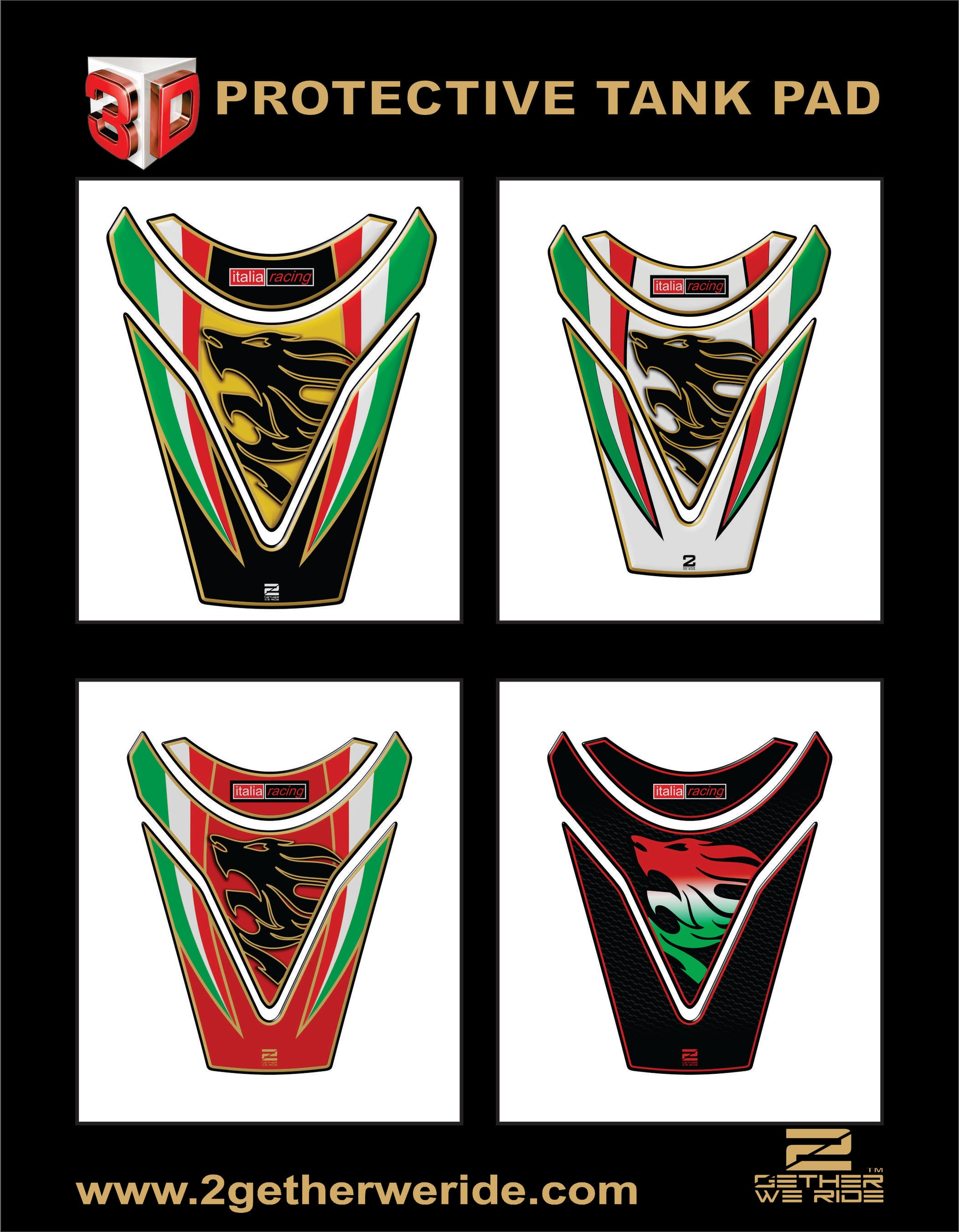 Aprilia Tuona Tank Pad | Aprilia Motorcycle Tank Protector