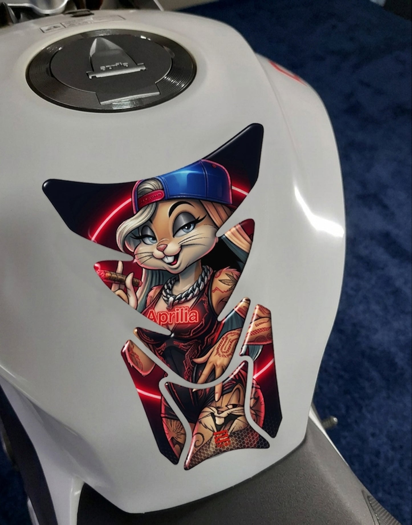 Aprilia Biker Bunny Tank Pad Protector