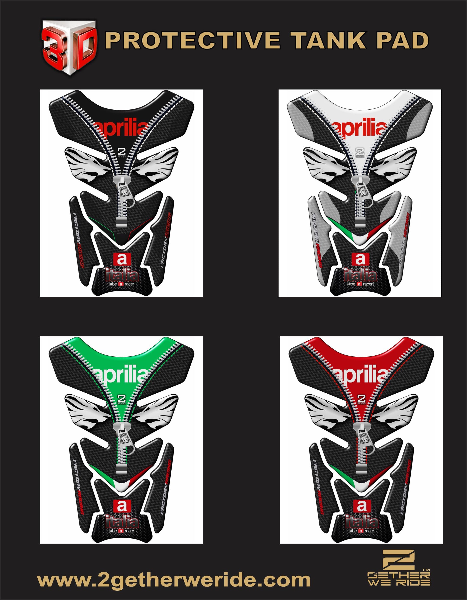 Aprilia Tank Pad | Aprilia Motorcycle Tank Protector