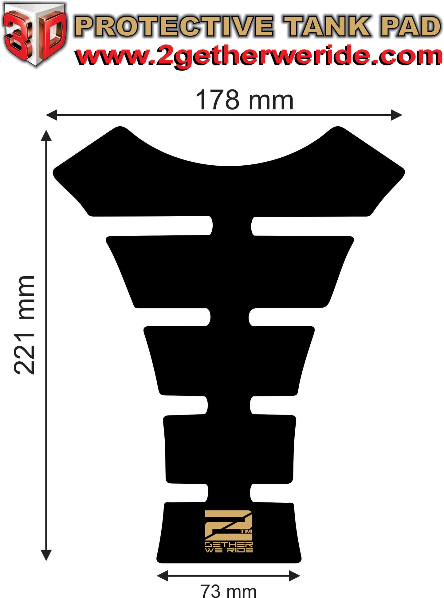 Aprilia Motor Bike Tank Pad Protector -  Aprilia  Italia Racing  Black and Grey Universal Fit  Motor Bike Tank Pad / Protector.