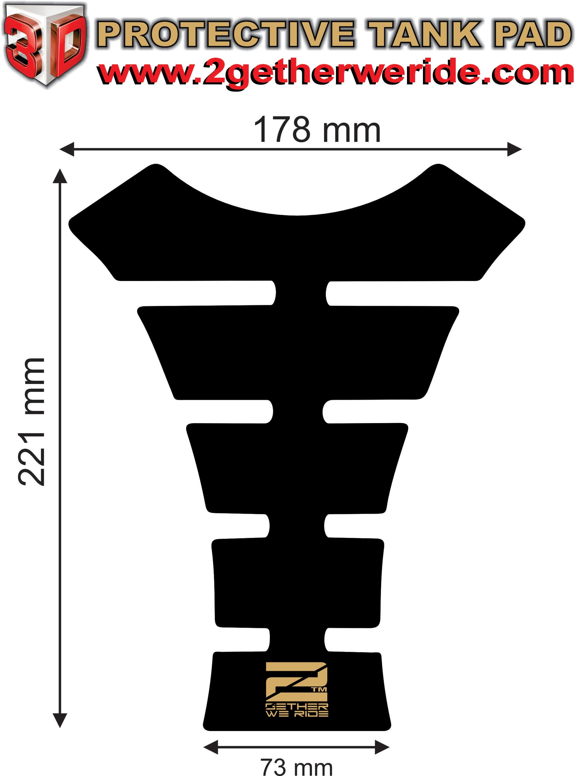 Aprilia Motor Bike Tank Pad Protector -  Aprilia  Italia Racing  Black and Grey Universal Fit  Motor Bike Tank Pad / Protector.