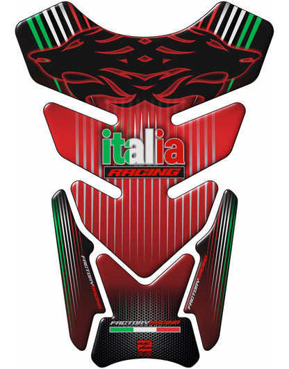 Aprilia Red Italia Racing Motor Bike Tank Pad / Protectortor. Universal Fit Tank Pad.