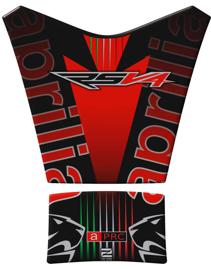 Aprilia Tuona RSV4 Black Motor Buke Tank Pad Protector. 2015 - 2019