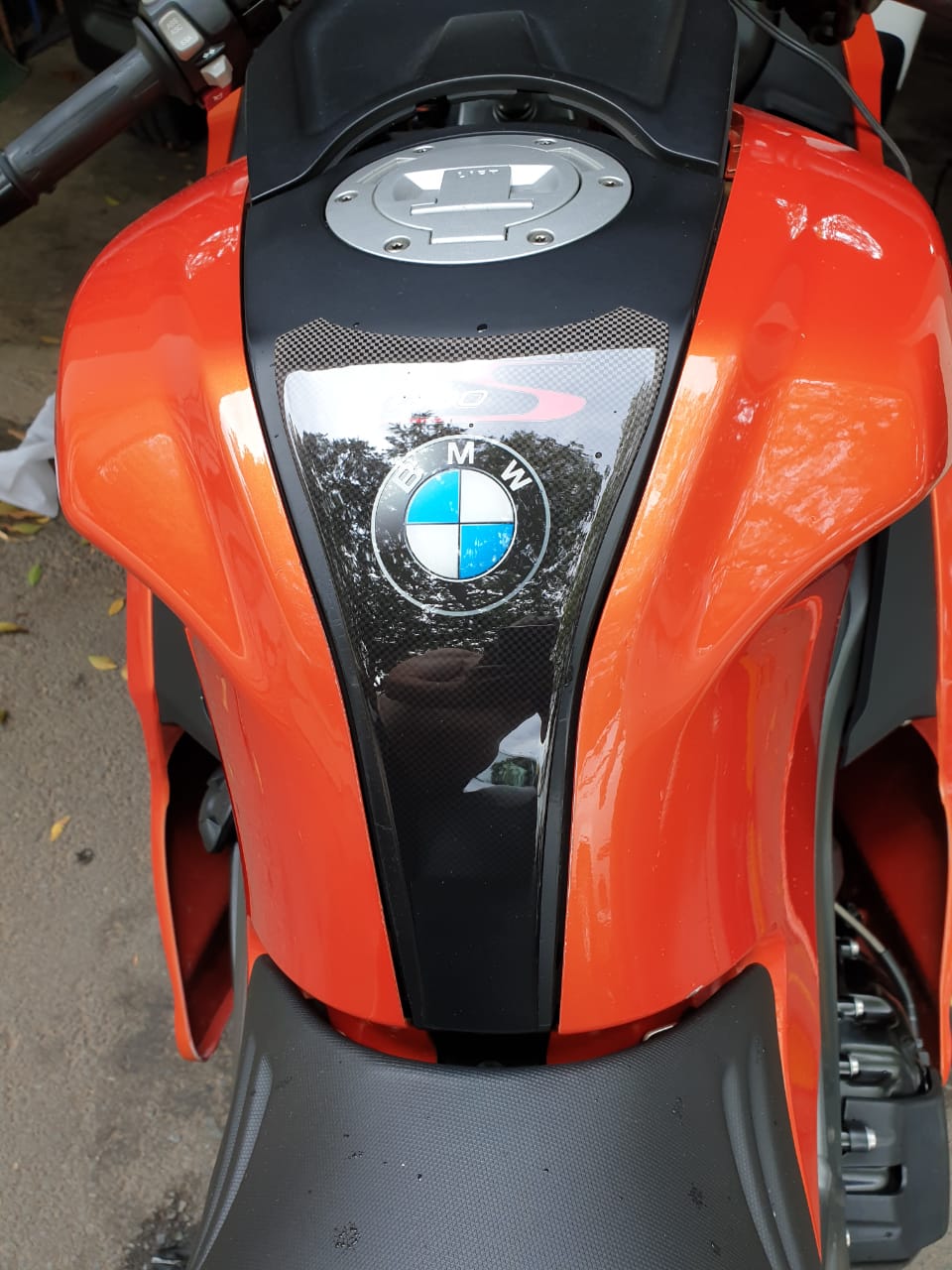 BMW K 1300 S Tank Pad  | BMW Motor Cycle Tank Protector