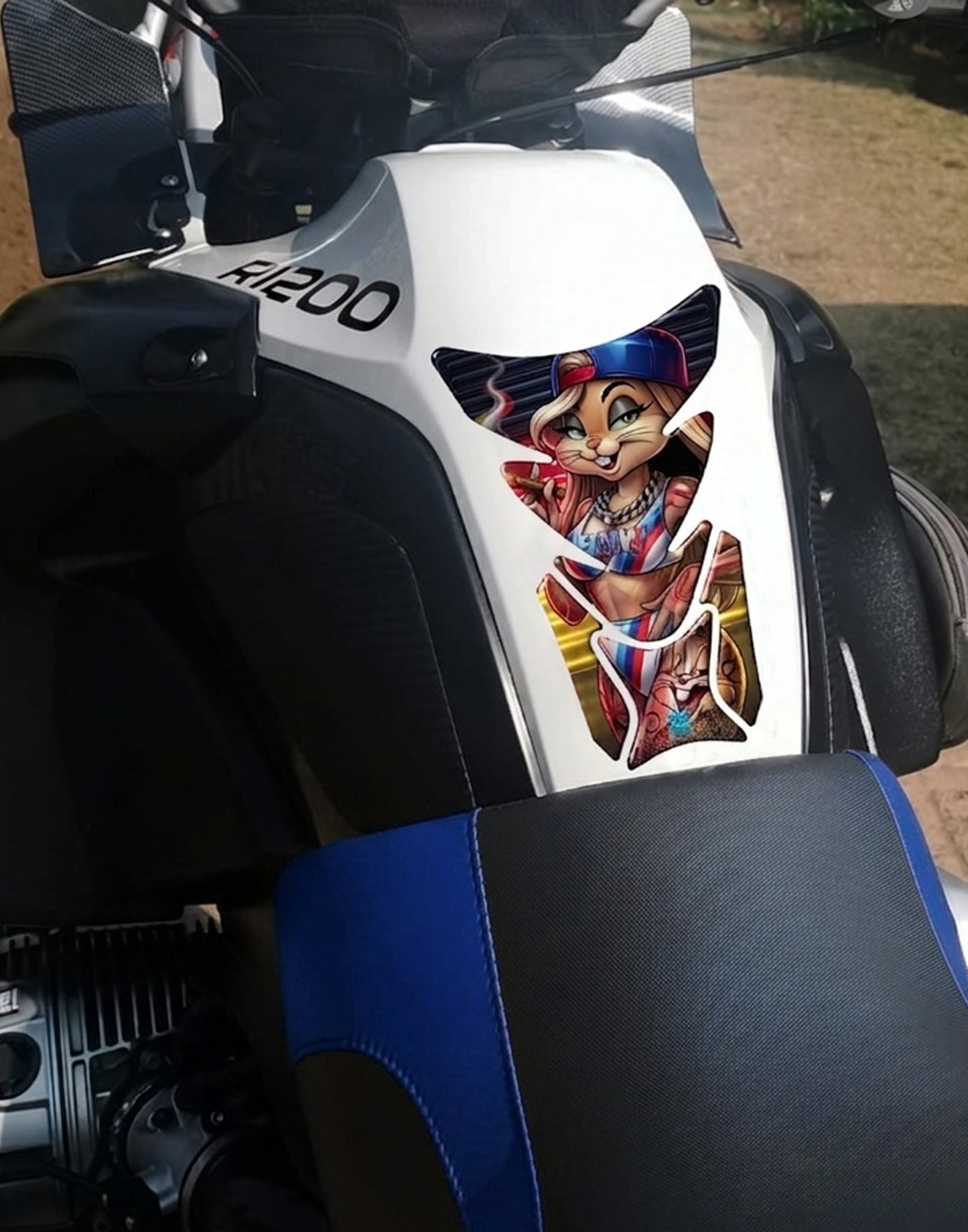 BMW Biker Bunny Tank Pad Protector