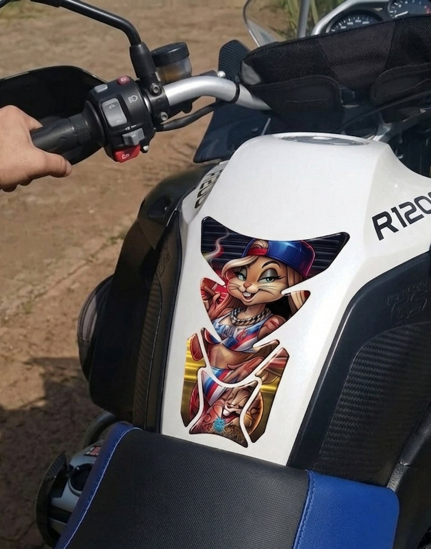 BMW Biker Bunny Tank Pad Protector