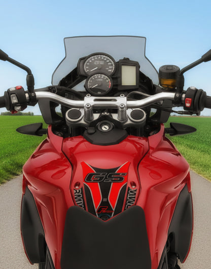 BMW F 800 GS Red and Black Motor Bike Tank Pad / Protector 2013 - 2017