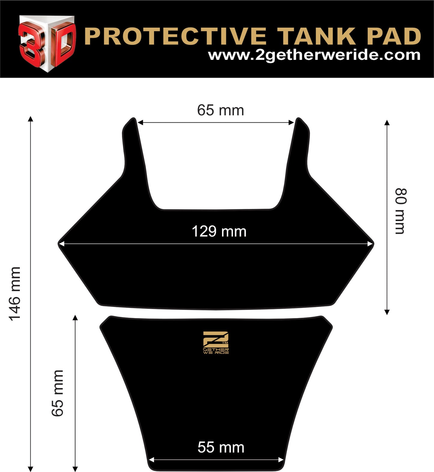BMW M 1000 RR Tank Pad | BMW Motor Cycle Tank Protector