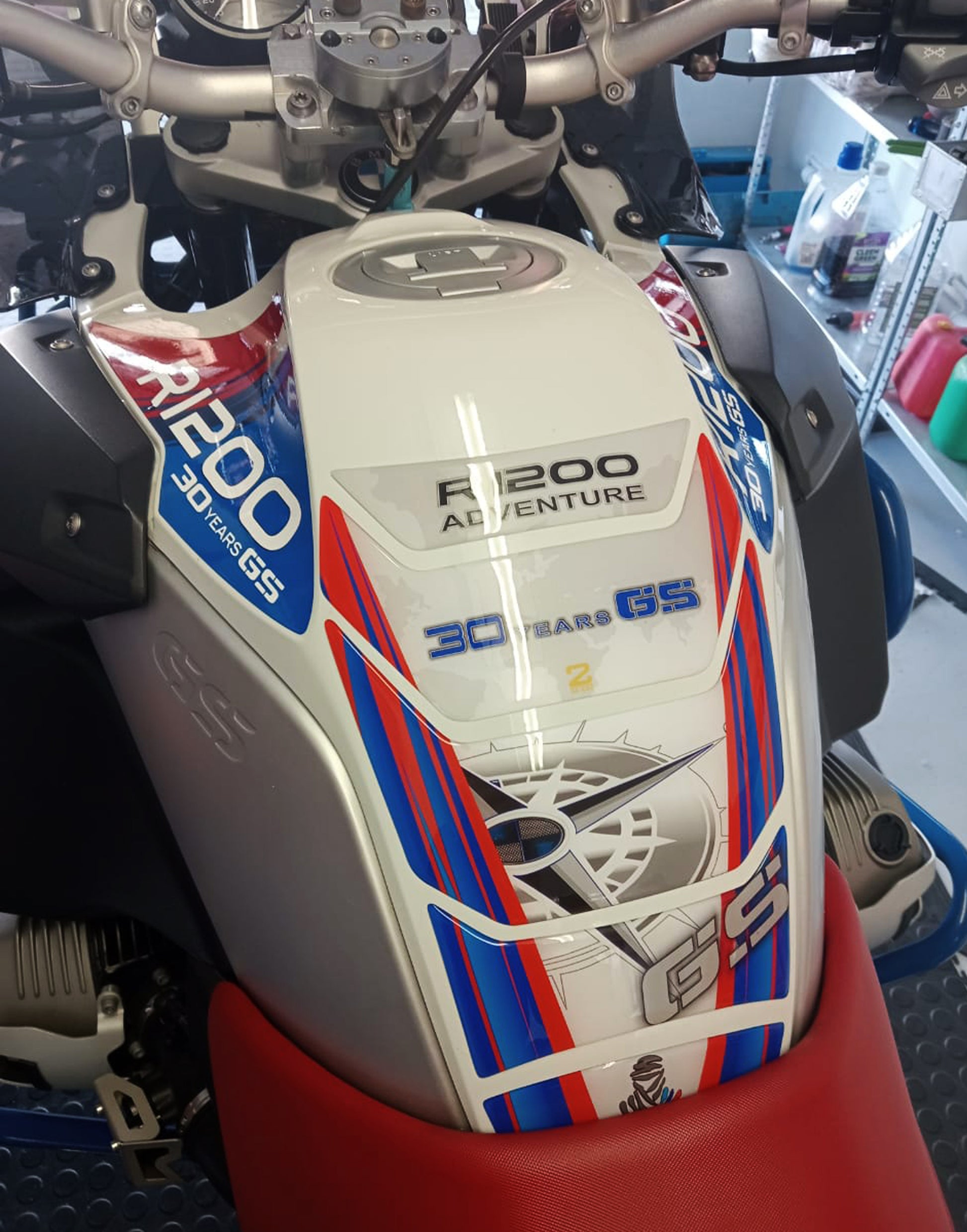 BMW  30 Years R 1200 GS Tank Pads  | BMW Motor Cycle Tank Protector