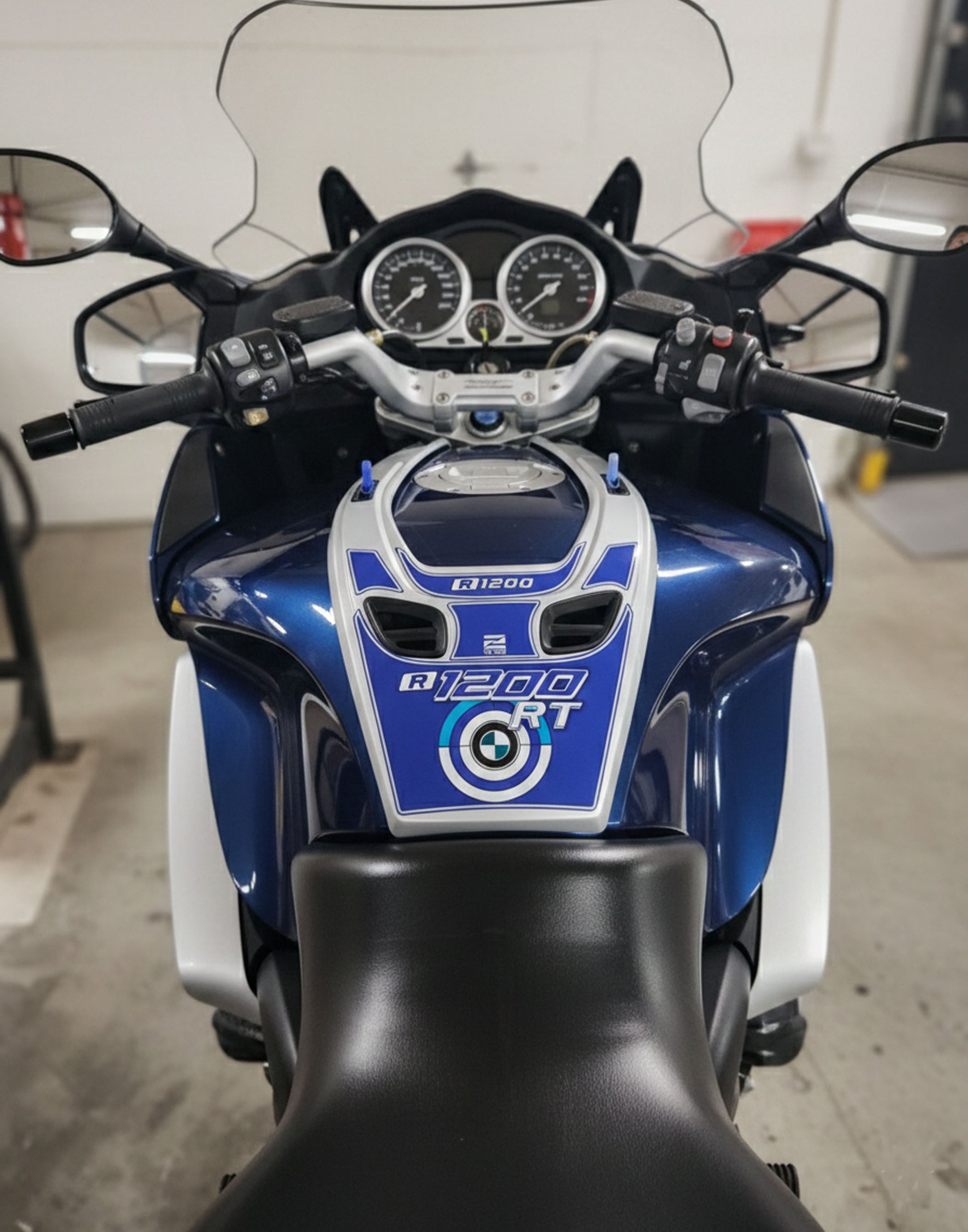 BMW  R 1200 RT Tank Pads  | BMW Motor Cycle Tank Protector