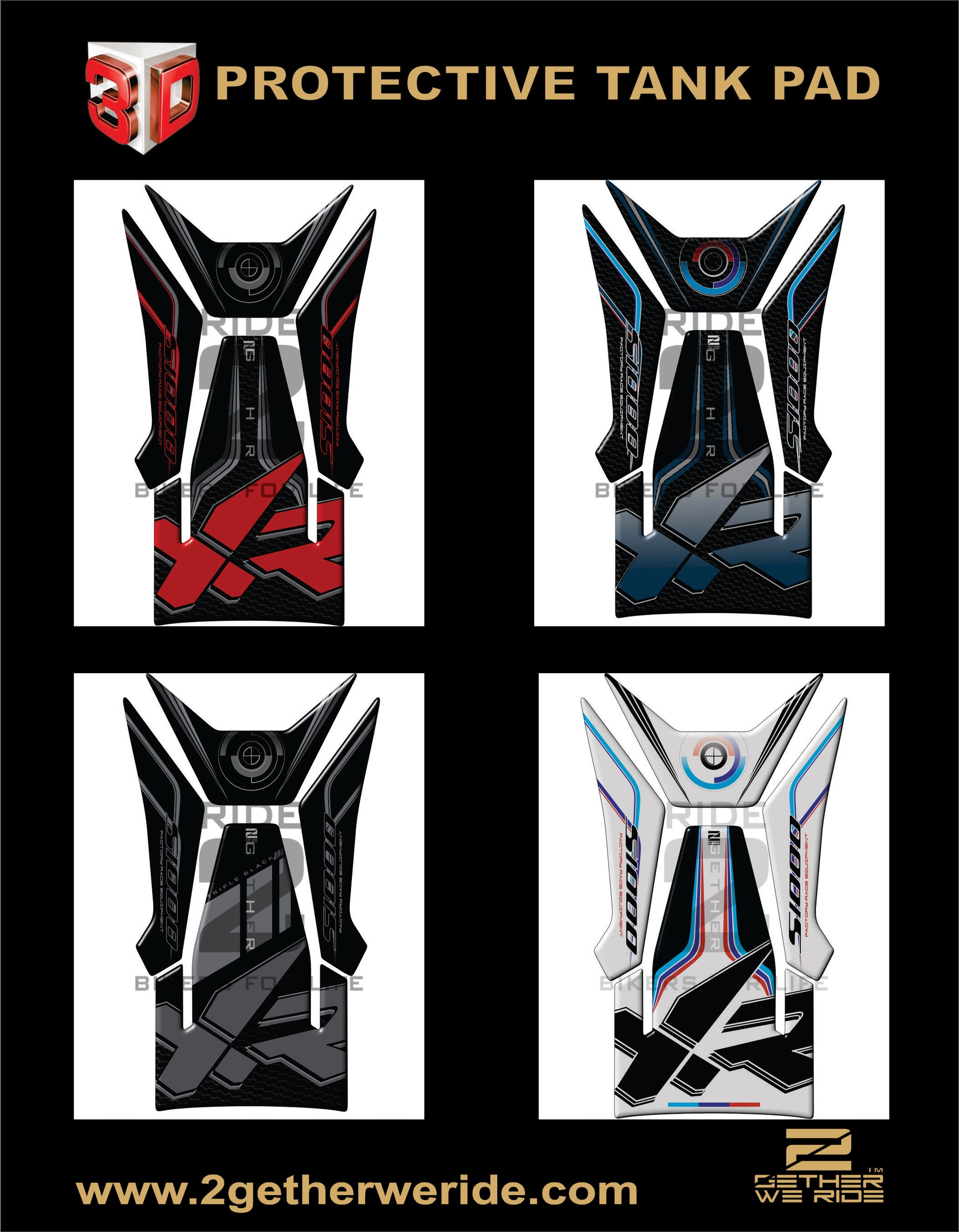 BMW S 1000 XR Tank Pad | BMW Motor Bike Tank Protector