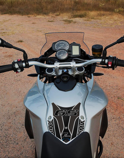 BMW F 800 GS Black and Grey Motor Bike Tank Pad / Protector 2013 - 2017