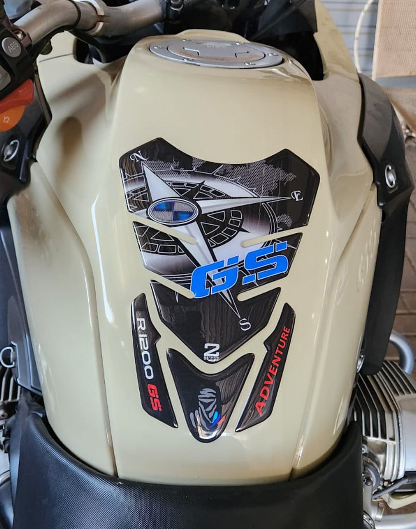 BMW  R 1200 GS Tank Pads  | BMW Motor Cycle Tank Protector