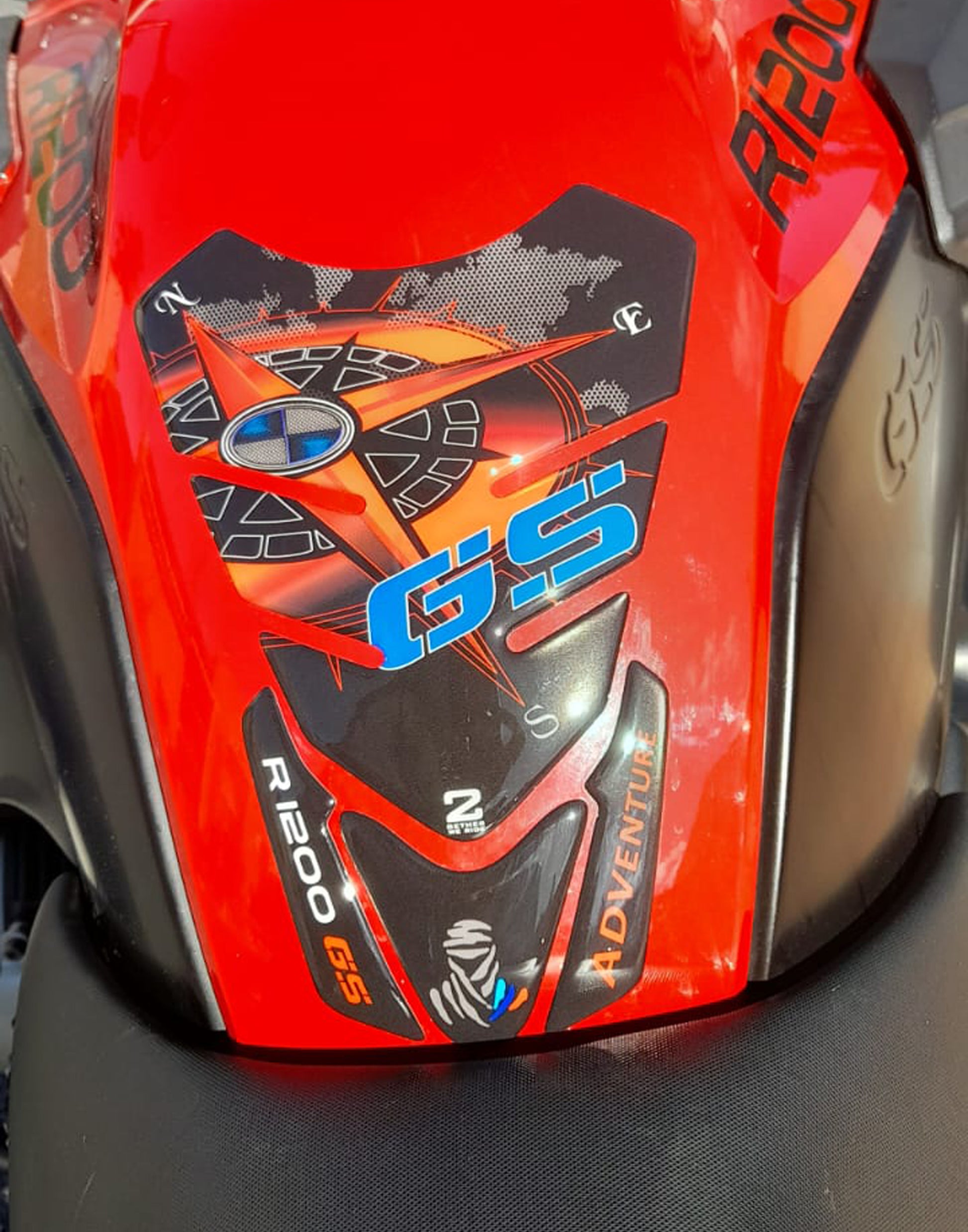 BMW  R 1200 GS Tank Pads  | BMW Motor Cycle Tank Protector