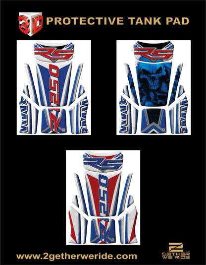 BMW R 1250 RS Blue&nbsp; Motor Bike Tank Pad / Protector 2023 - 2024