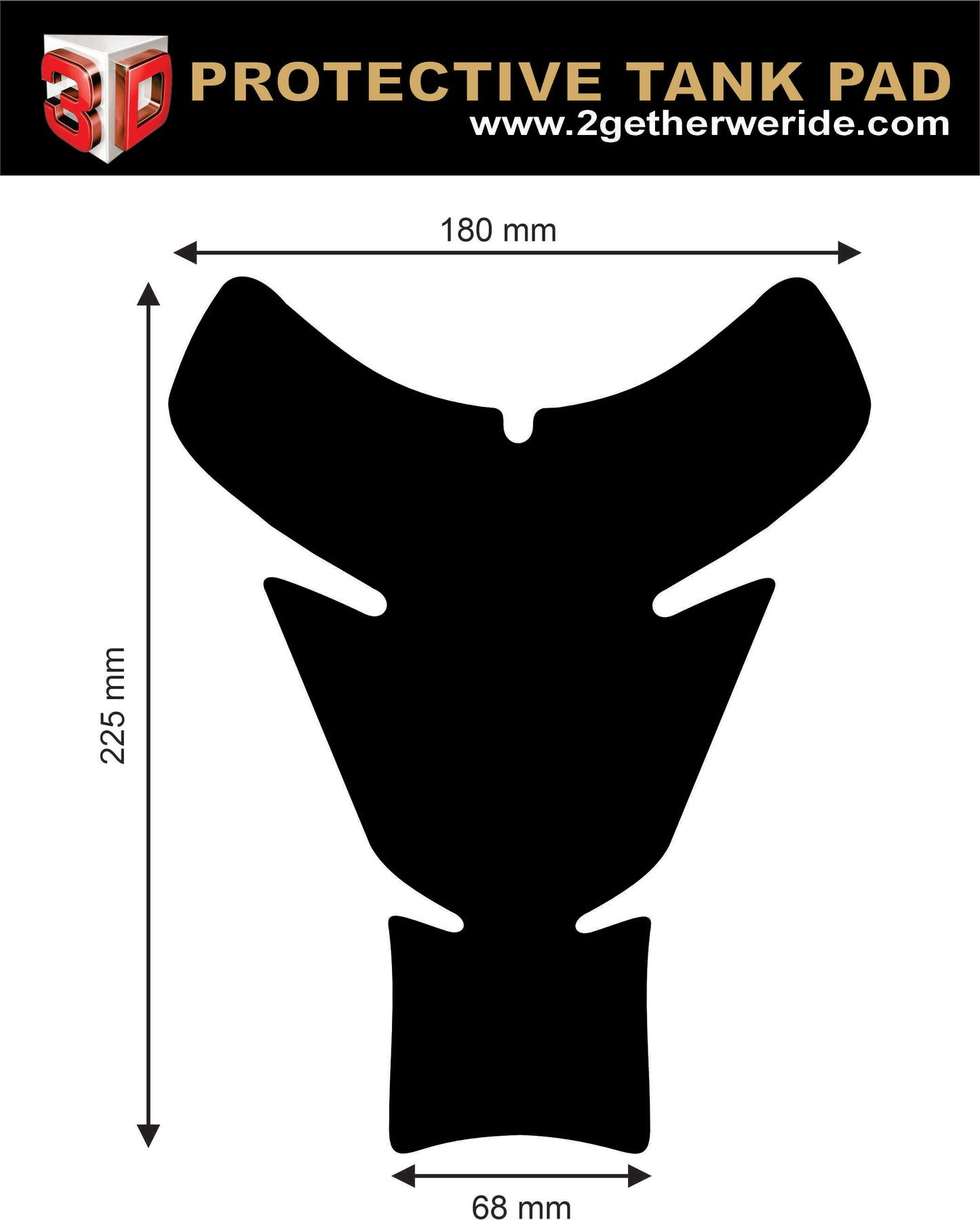 Street  Tank Pad |  Motor Cycle Tank Protector