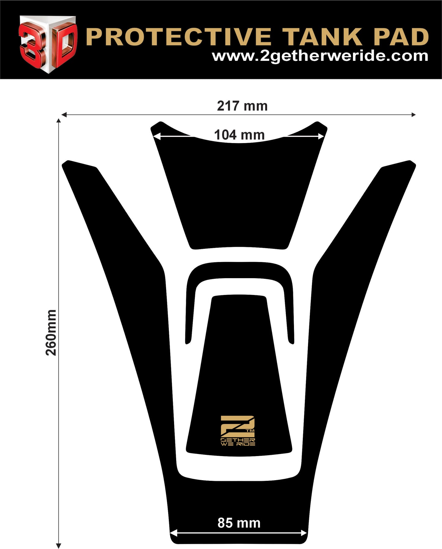 BMW F 900 XR Tank Pad  | BMW Motor Cycle Tank Protector