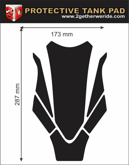 BMW S 1000 RR Tank Pad |  BMW Motor Bike Tank Protector