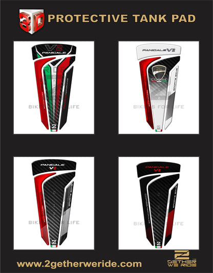Ducati Panigale V2 Tank Pad | Ducati Motor Bike Tank Protector