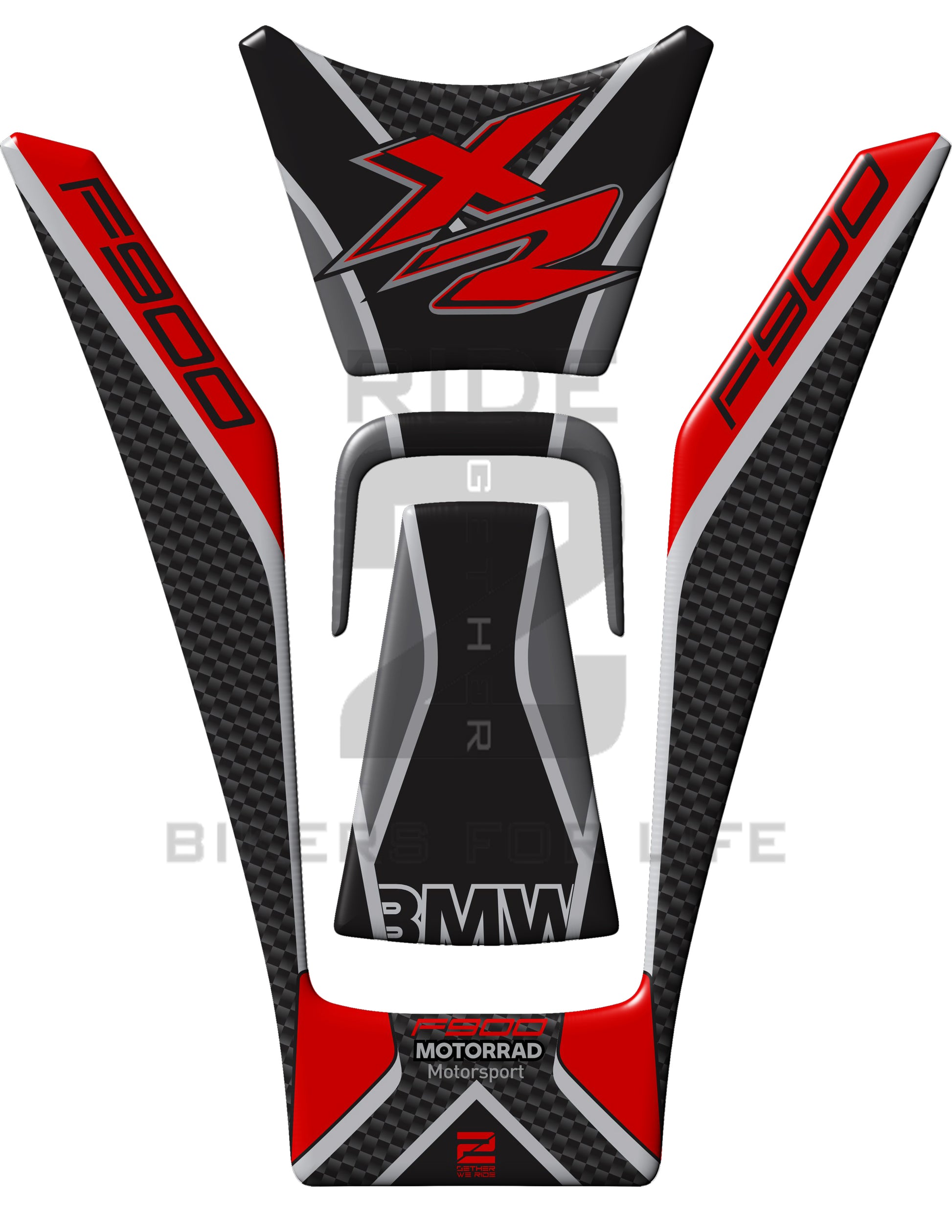 BMW F 900 XR Red  Motor Bike Tank Pad / Protector 2020 - 2023