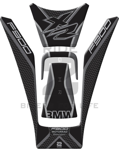 BMW F 900 XR Black&nbsp; Motor Bike Tank Pad / Protector 2020 - 2023