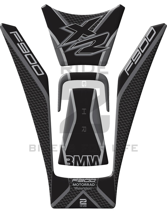 BMW F 900 XR Black&nbsp; Motor Bike Tank Pad / Protector 2020 - 2023