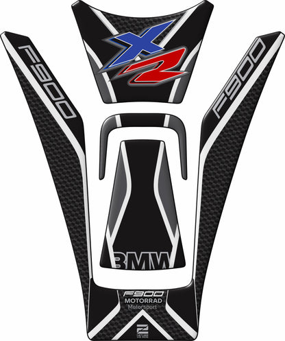 BMW F 900 XR White  Motor Bike Tank Pad / Protector 2020 - 2023