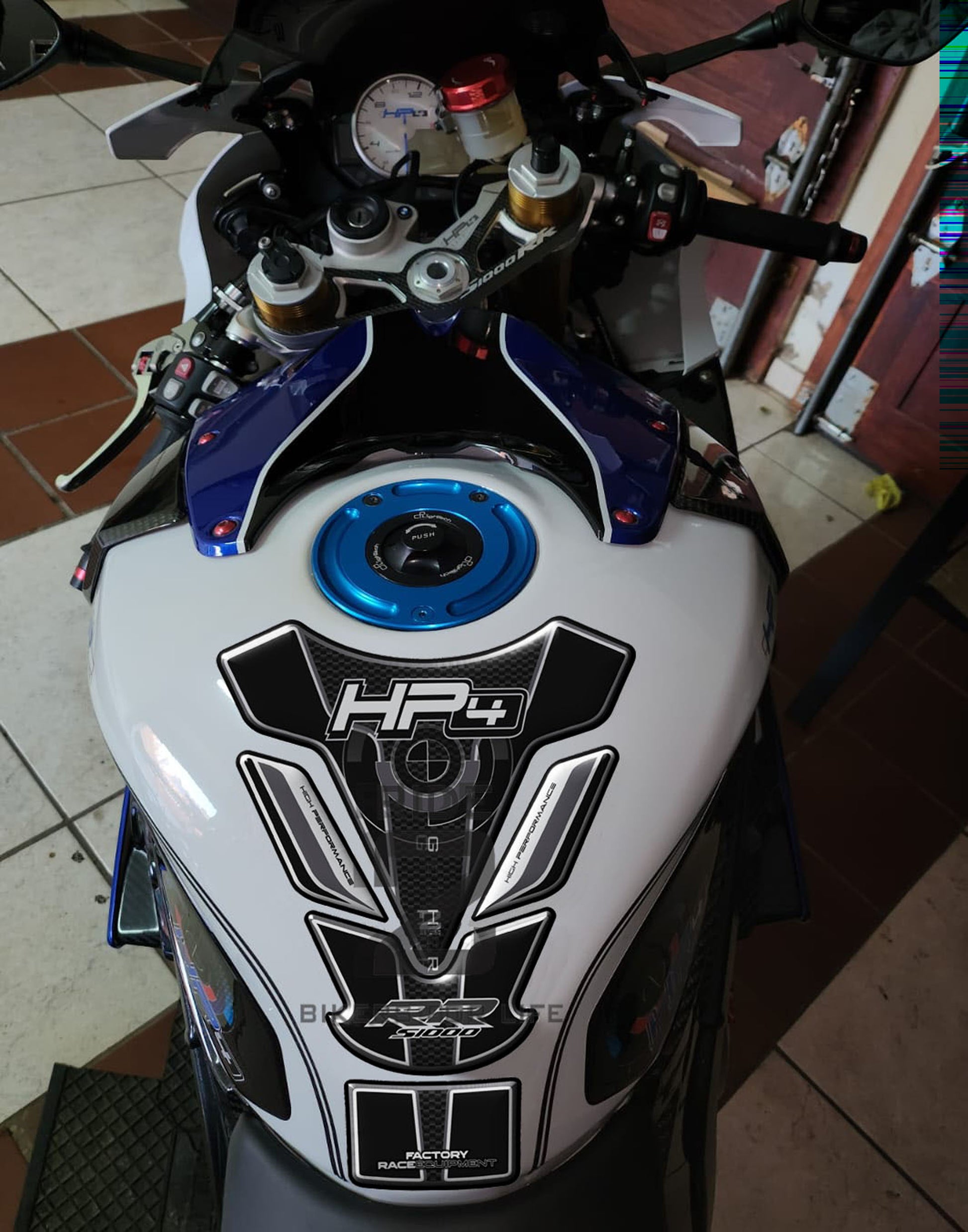 BMW S 1000 RR HP4 ank Pad | BMW Motor Cycle Tank Protector