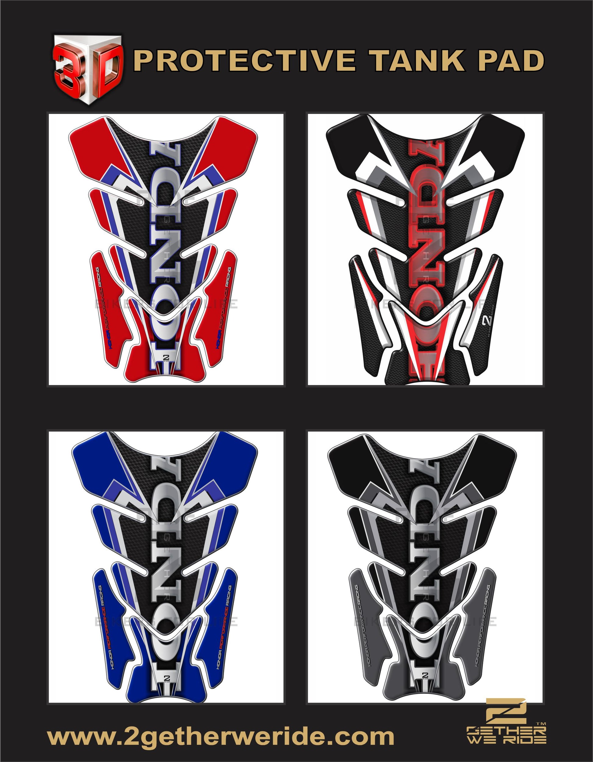 Honda  Tank Pad | Honda Motorcycle Tank Protector