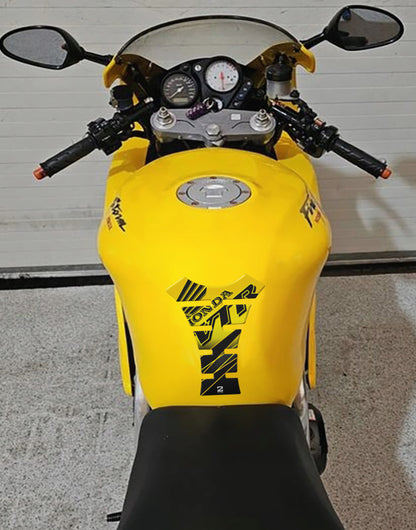 Honda VTR Series, White and Black Protective Tank Pad