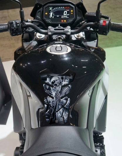 Kawasaki K Racing Black Ride or Die Tank Pad / Protector