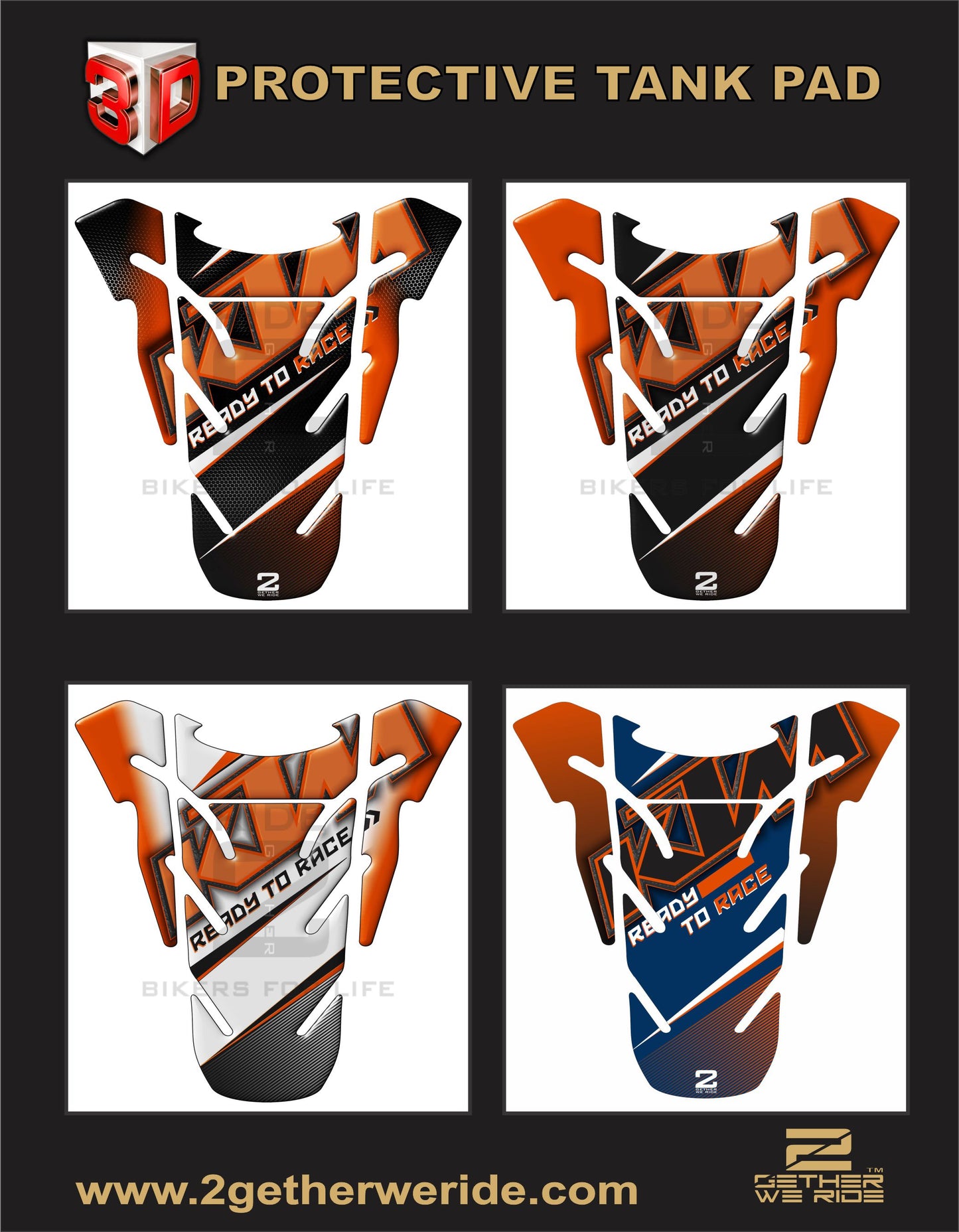 KTM Tank Pad |KTM Motorcycle Tank Protector